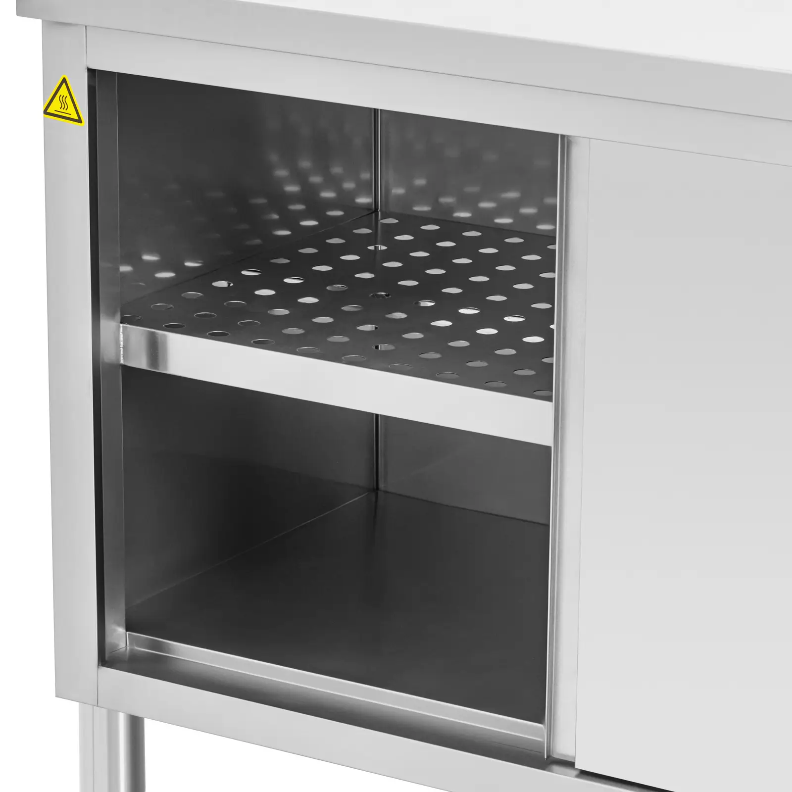 Varmeskab til mad - 180 x 60 x 85 cm - 30 til 80 °C - Royal Catering