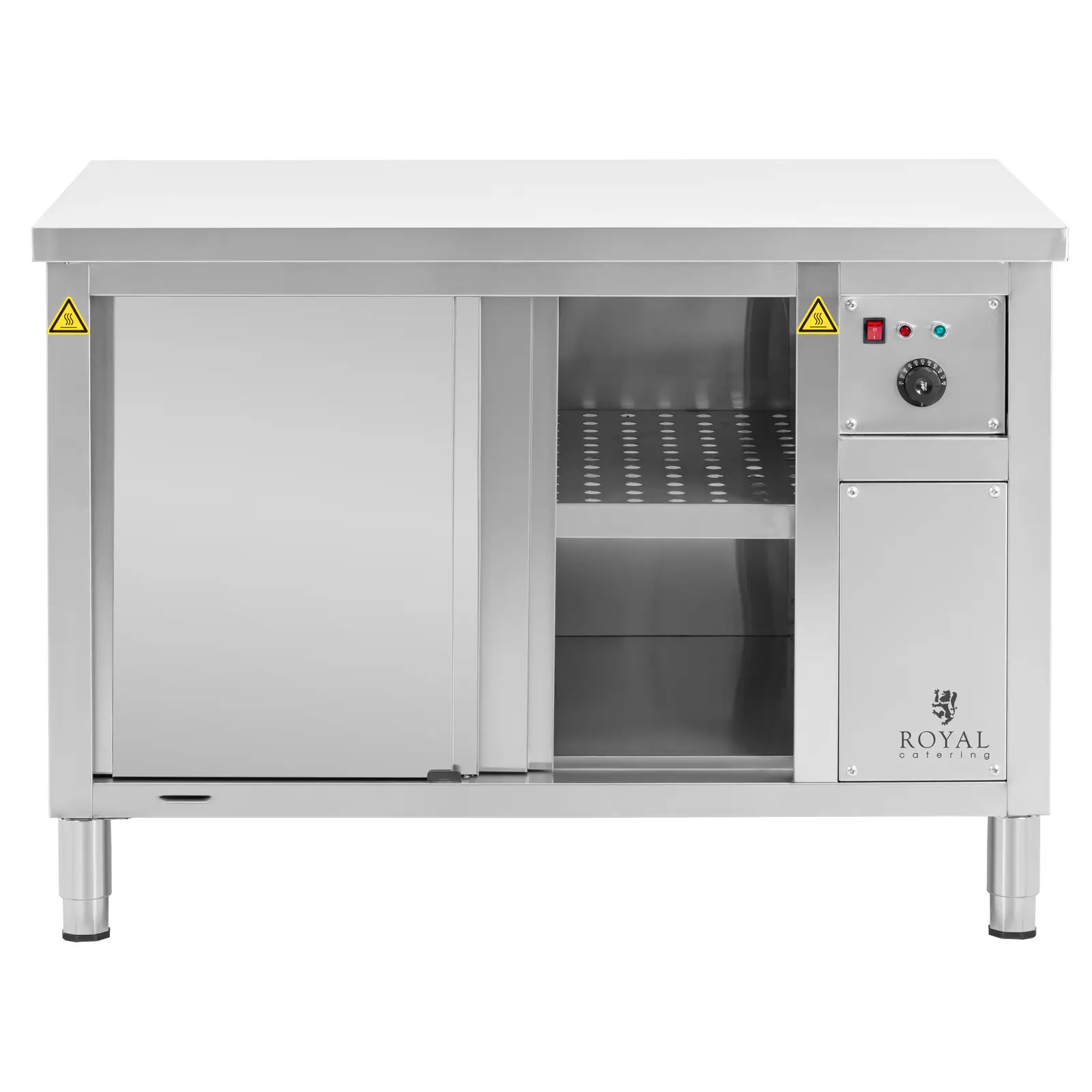 Ohřívací skříň - 120 x 70 x 85 cm - 30 až 80 °C - Royal Catering (Provoz na baterie: Ne)
