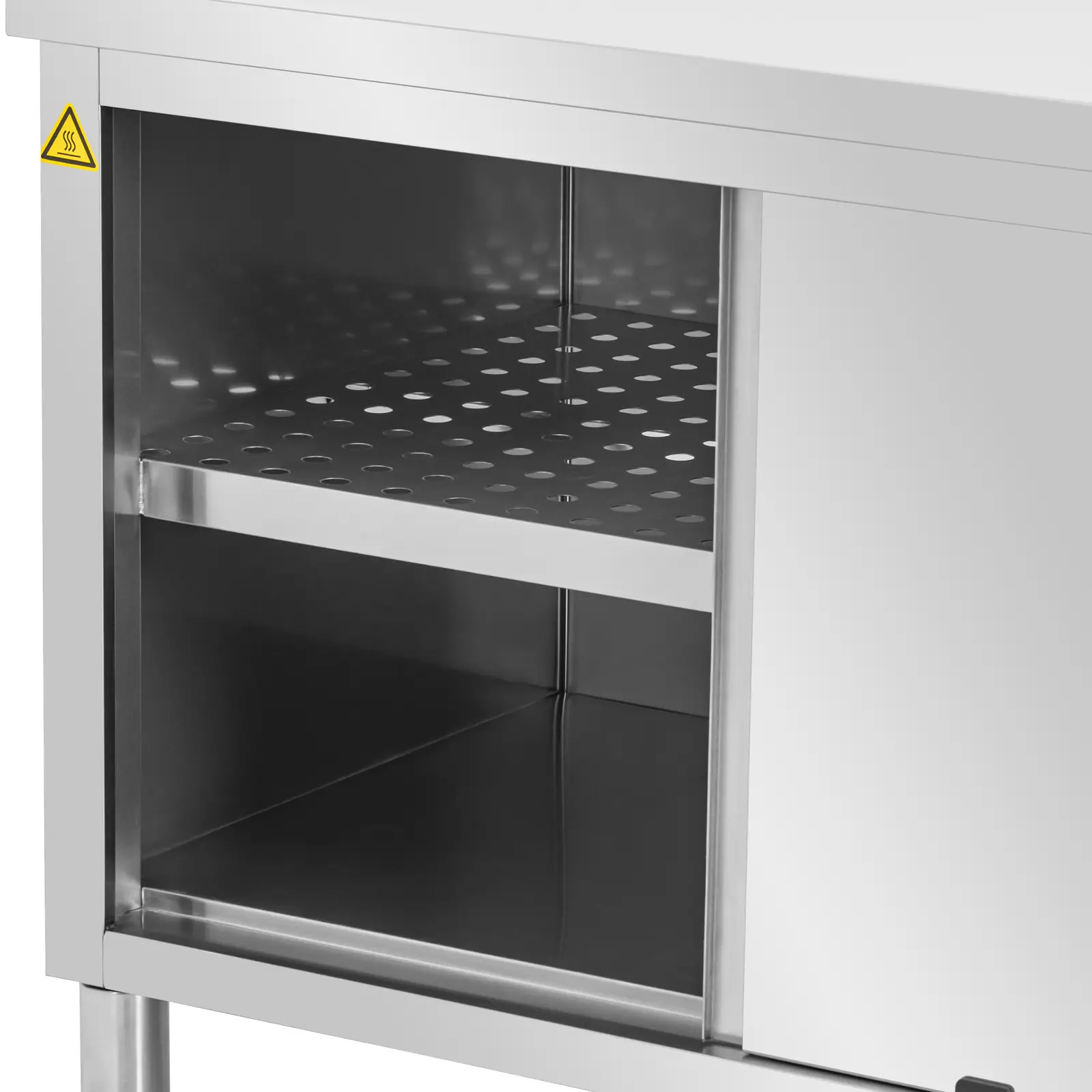 Varmeskap for mat - 180 x 70 x 85 cm - 30 til 80 °C - Royal Catering