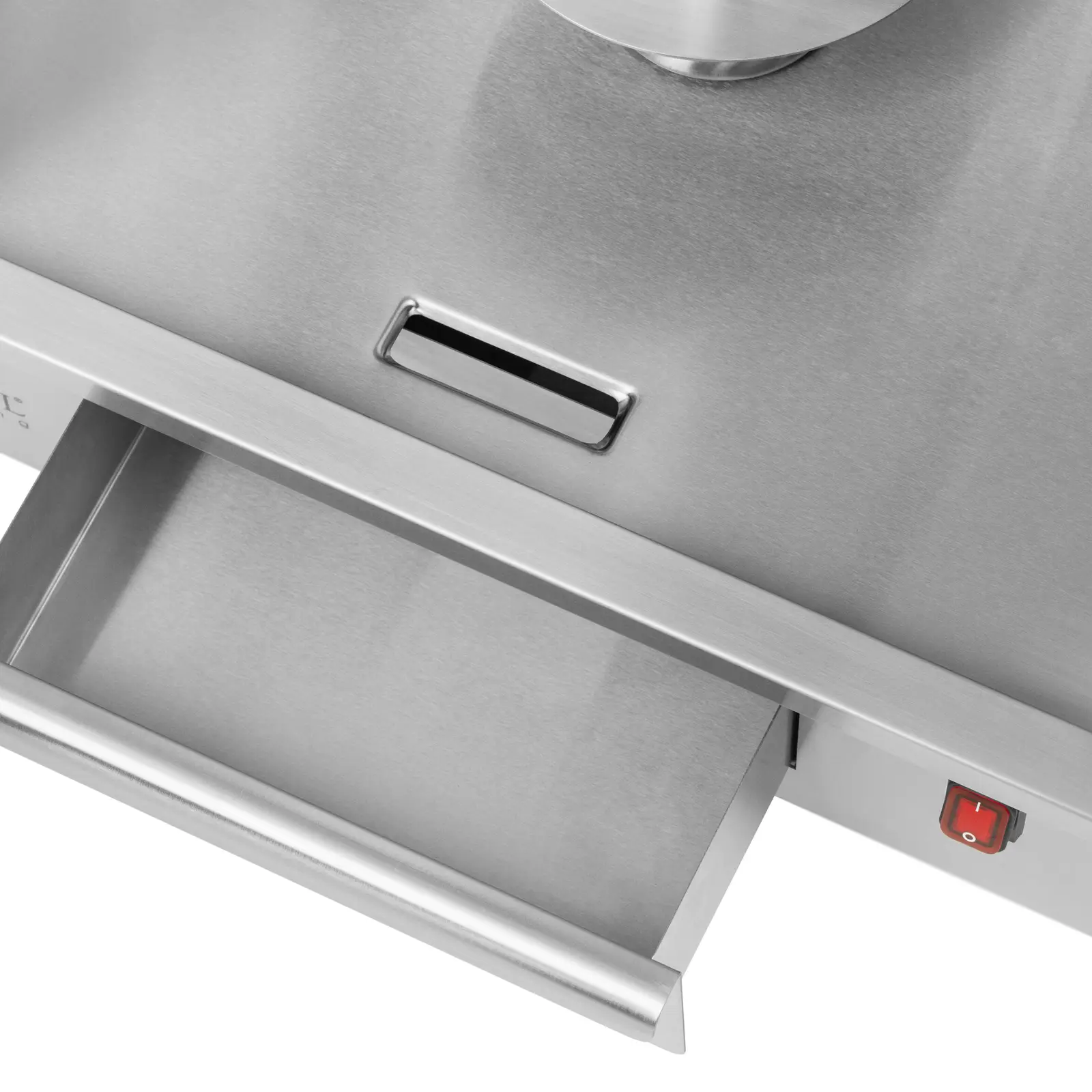 Gas-Dönergrill - für 40 kg FLeisch - 3 Brenner - 12 kW - Royal Catering (Farbe: Silbern)