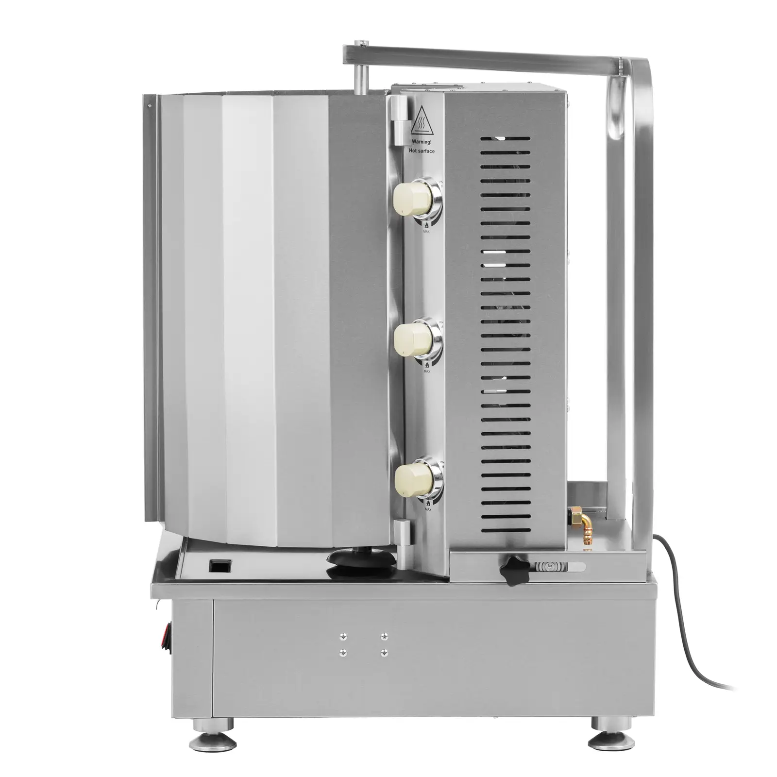 Gas-Dönergrill - für 40 kg FLeisch - 3 Brenner - 12 kW - Royal Catering (Leistung [W]: 3 x 4000)