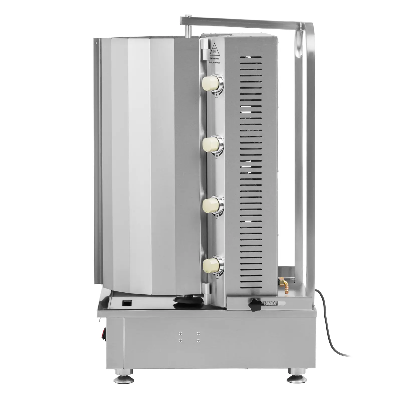 Gas-Dönergrill - für 60 kg FLeisch - 4 Brenner - 16 kW - Royal Catering