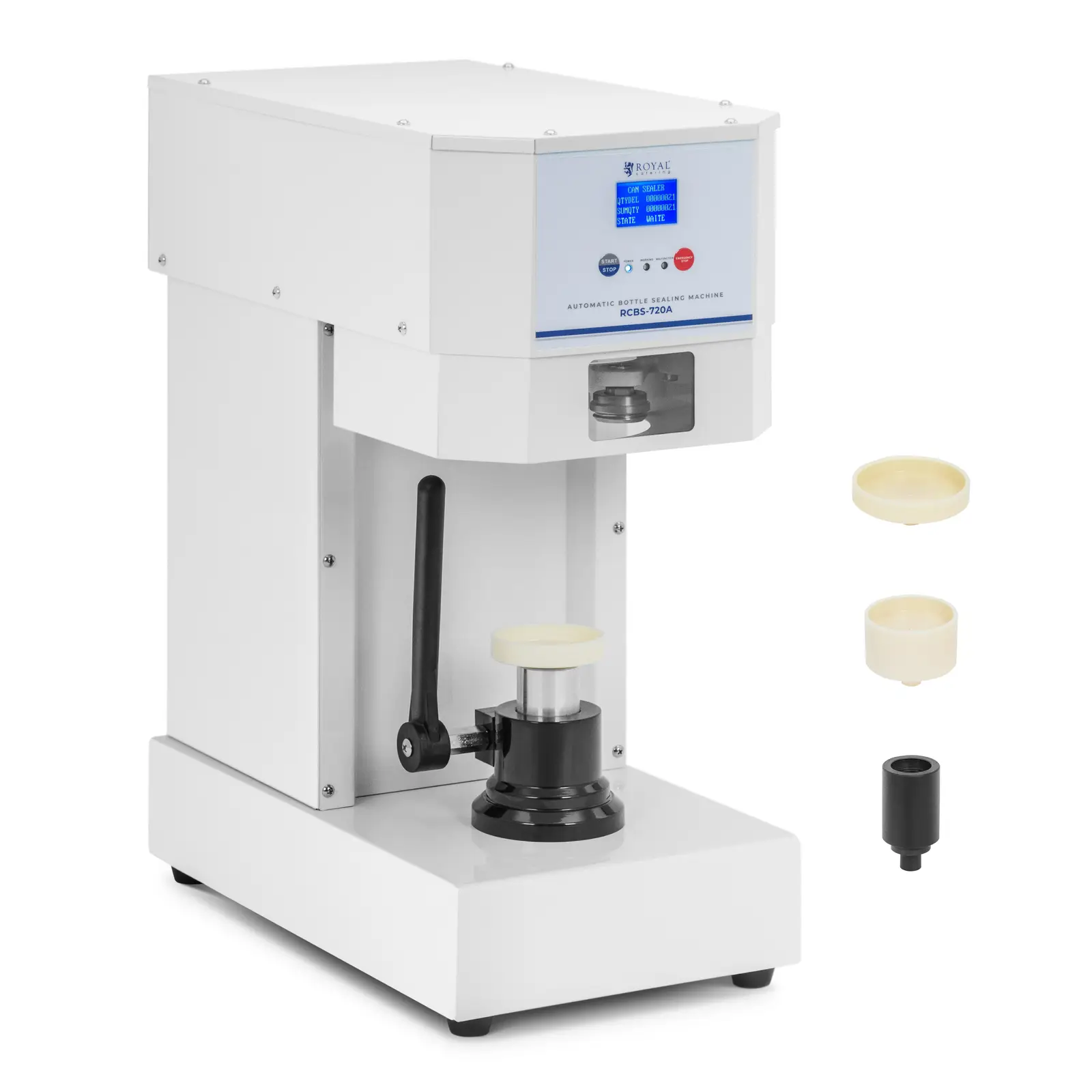 Dosen-Verschließmaschine für Getränkedosen - Ø 55 mm - 720 Dosen/h -Royal Catering