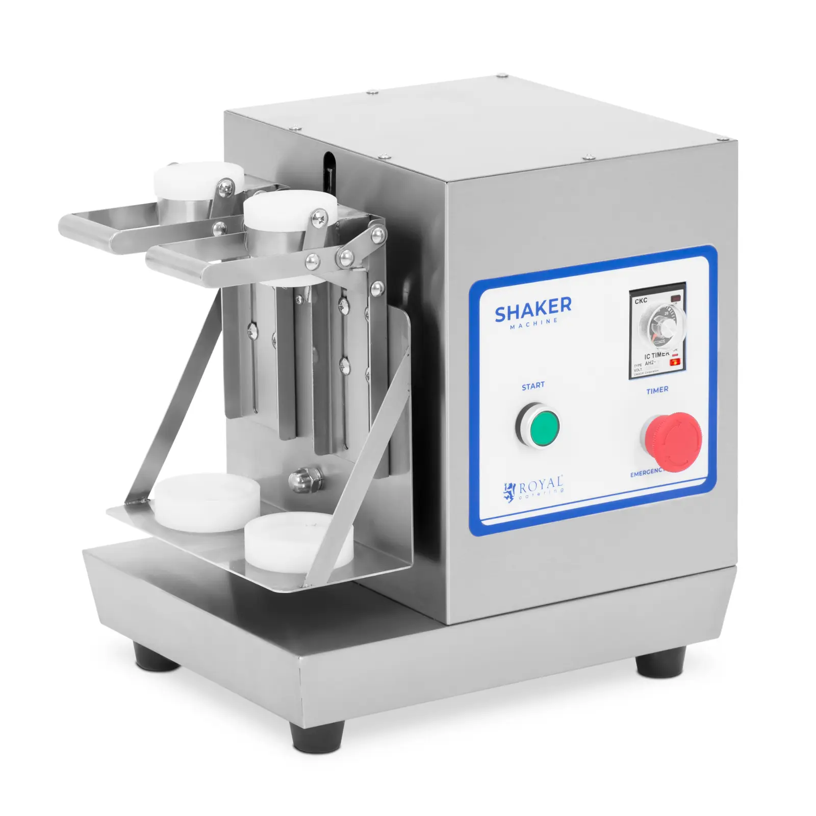 B-Ware Milchshaker - doppelt - 2 x 0,75 l - 240 U/min - Edelstahl - Royal Catering