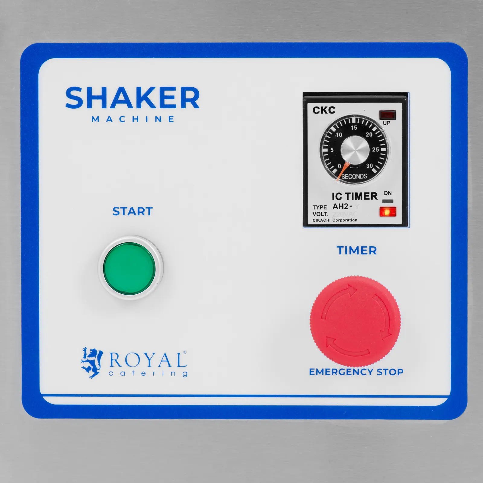 Milkshaker - double - 2 x 0,75 l - 240 tr/min - acier inoxydable - Royal Catering