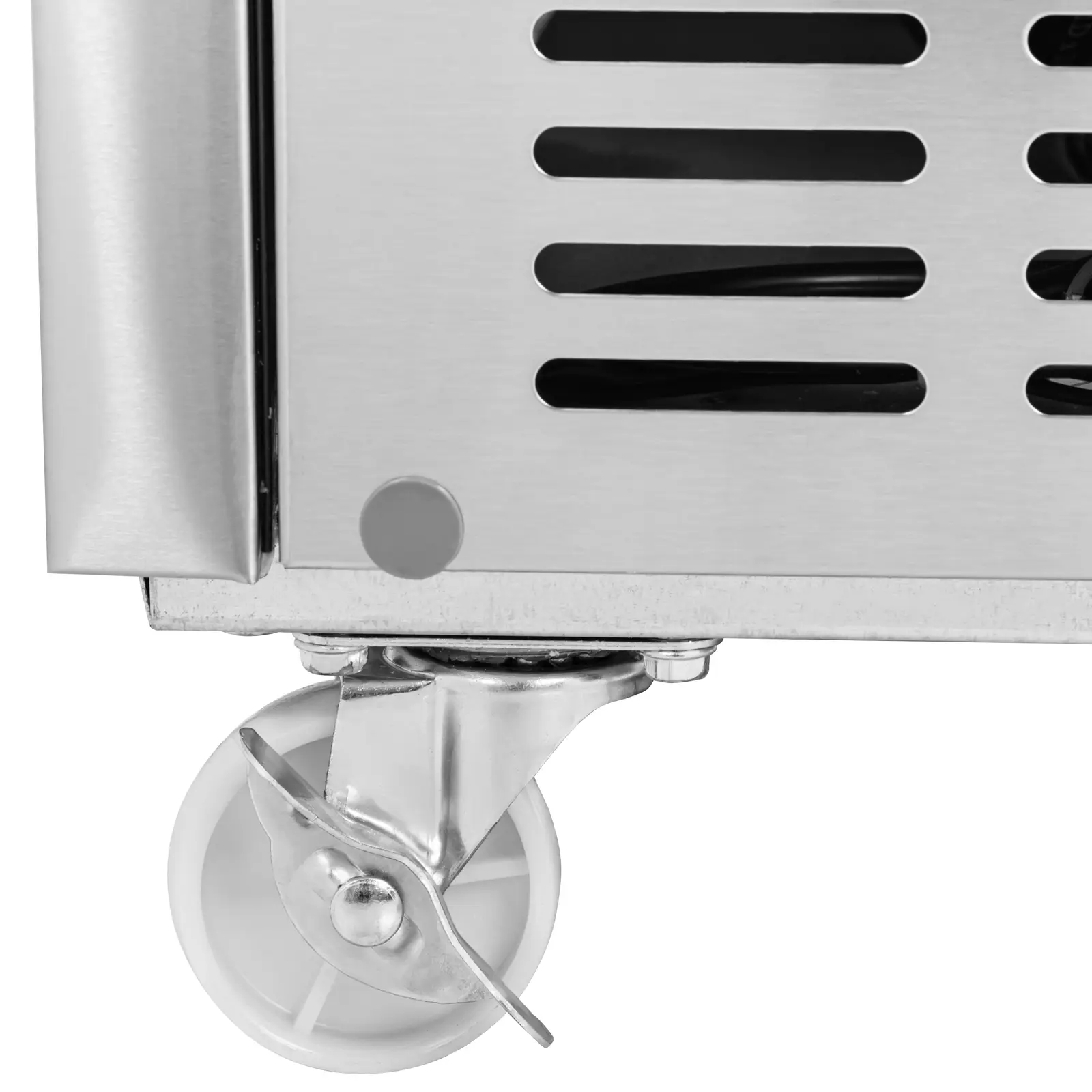 Kølebord med skuffer - 240 l - 90 x 70 cm - klasse C - rustfrit stål - Royal Catering (Automatisk afrimning: Ja)