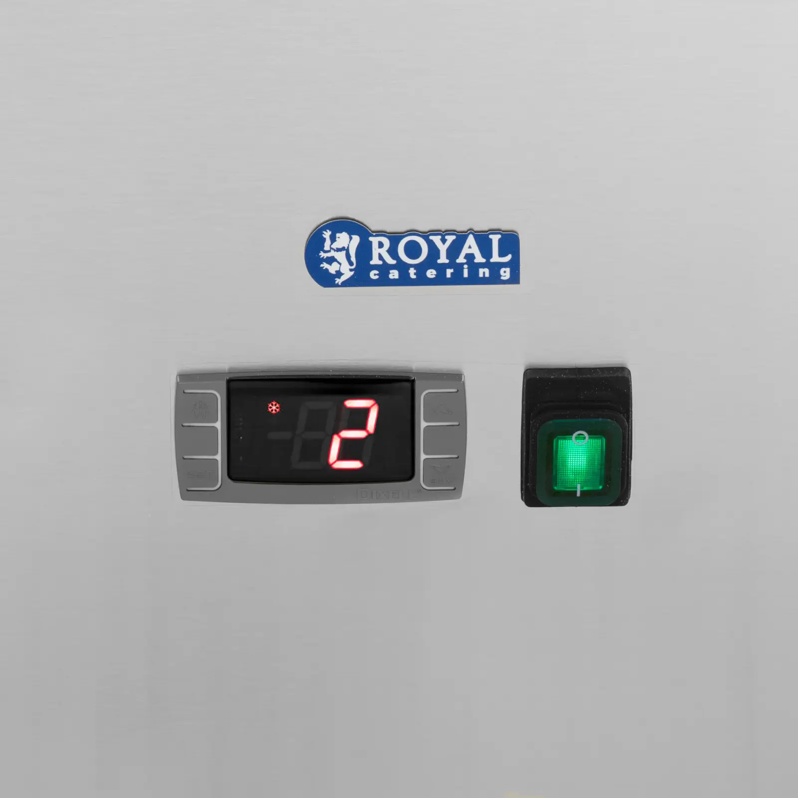 Chladicí stůl na kolečkách - 360 l - 3 přihrádky - 137 x 70 cm - třída C - ušlechtilá ocel - Royal Catering (Termostat: Ano)