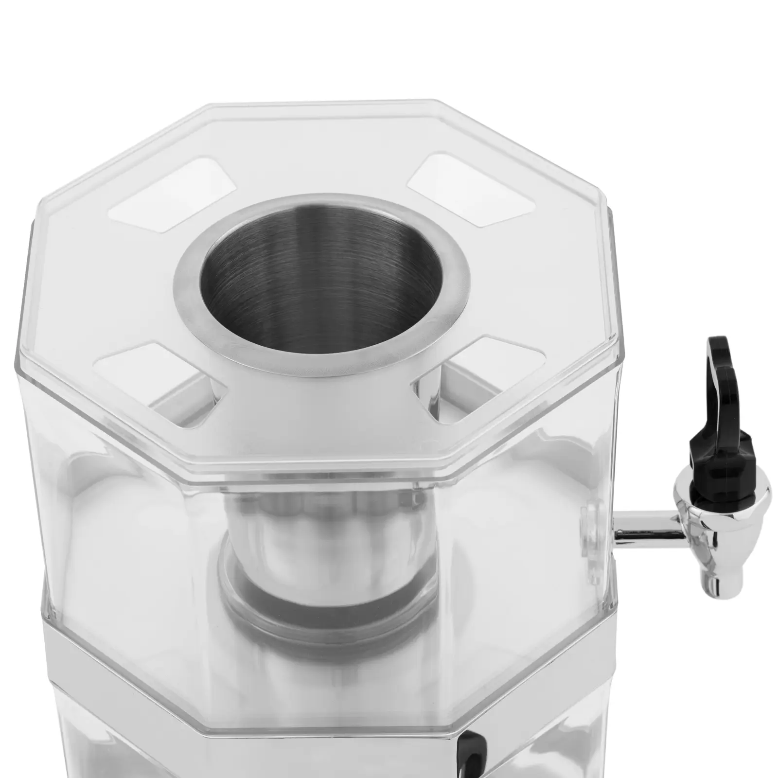 Distributeur de boissons avec système de refroidissement - 2 x 4 l - Royal Catering (Volume du réservoir de refroidissement: 0.85 l)