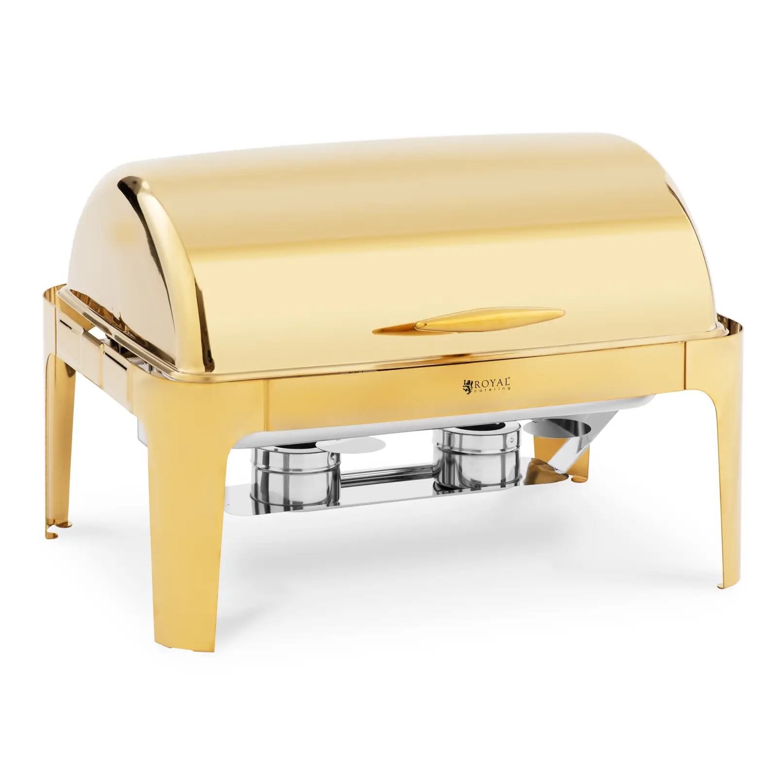 Chafing dish - GN 1/1 - 9 l - 2 bruleurs à pâte - Royal Catering