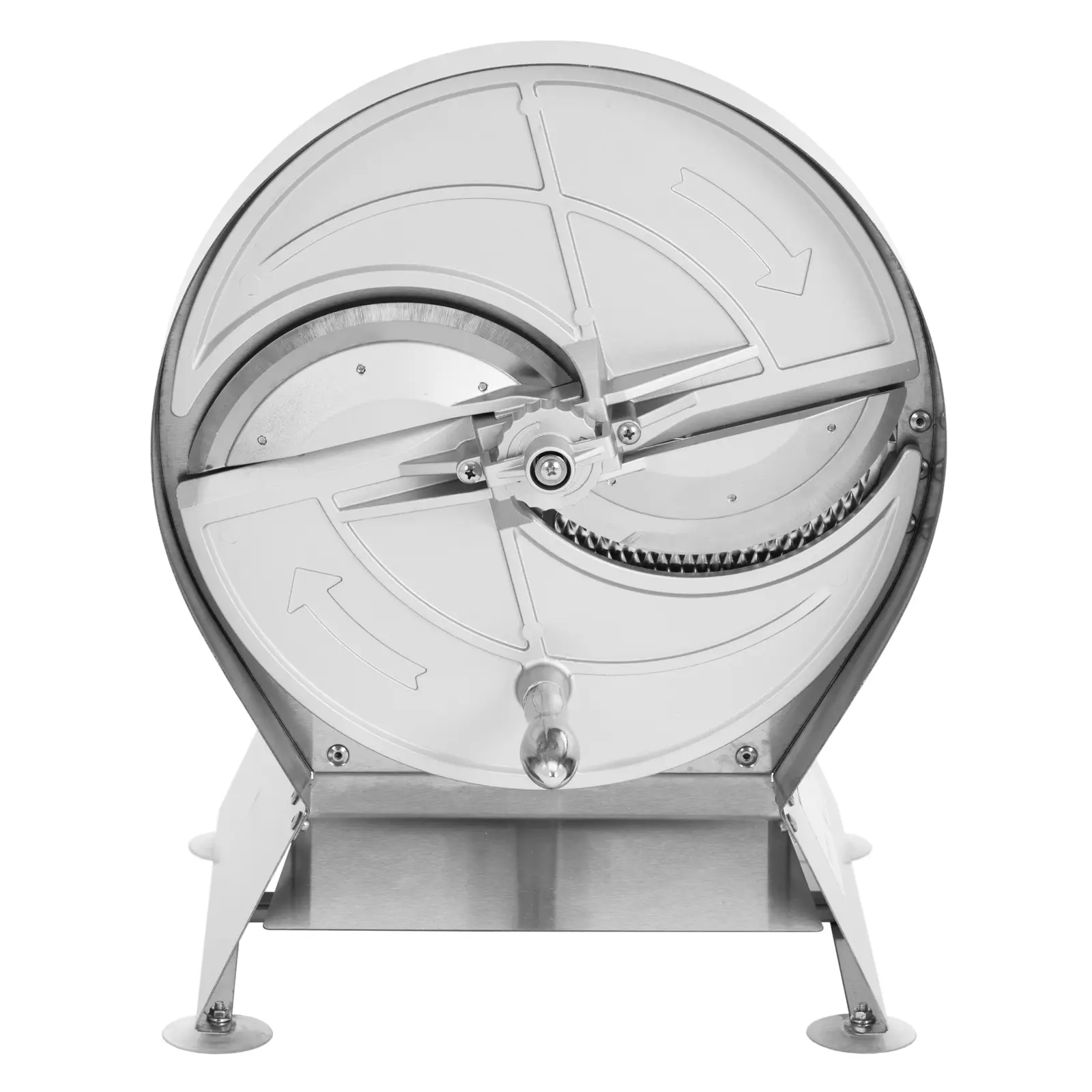 Trancheuse à jambon et légumes - manuelle - 215 mm - jusqu'à 15 mm - Royal Catering (Largeur de coupe [mm]: 0 - 15)