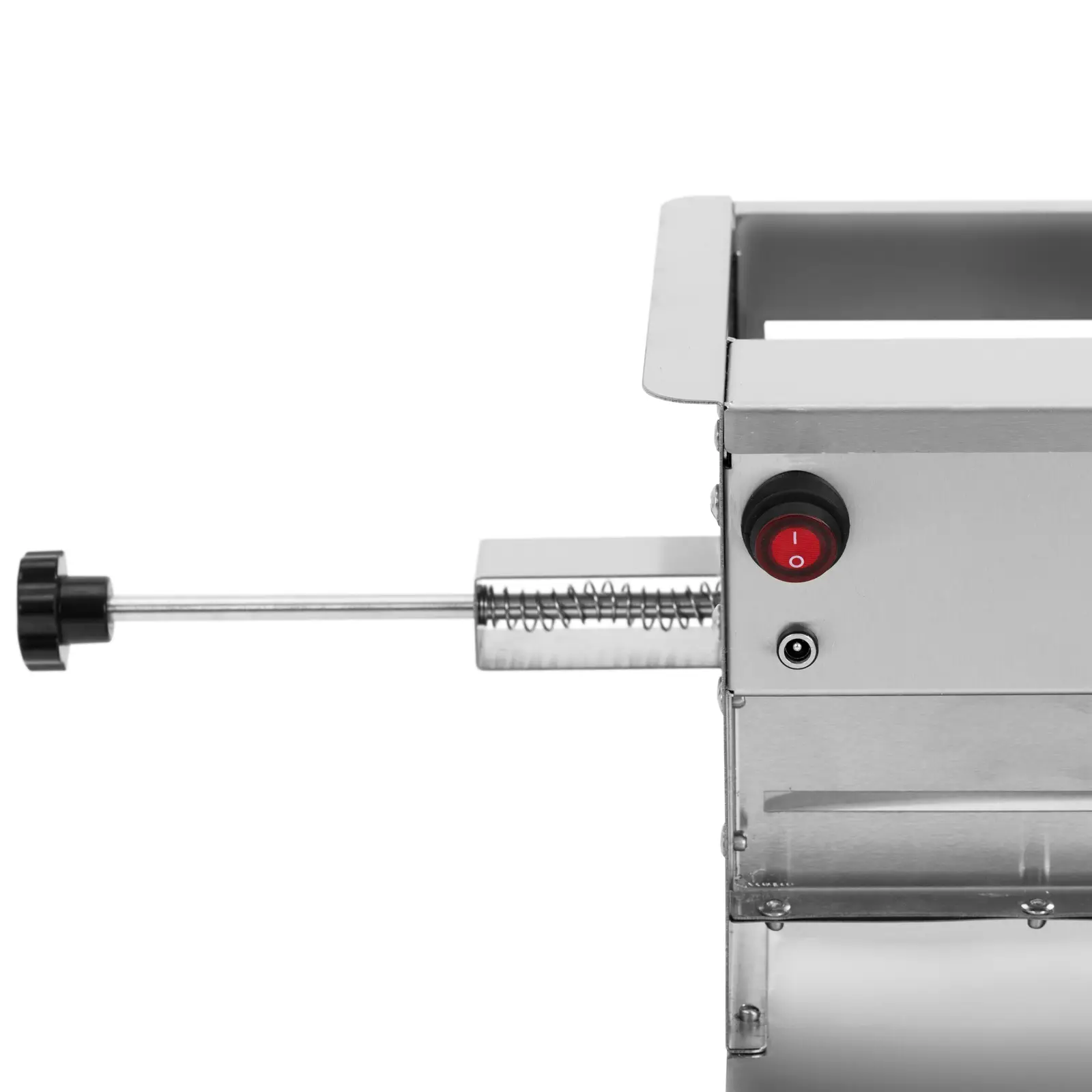 Trancheuse à jambon et légumes - électrique - 215 mm - jusqu'à 15 mm - Royal Catering (Matériau(x): Acier inoxydable 304)
