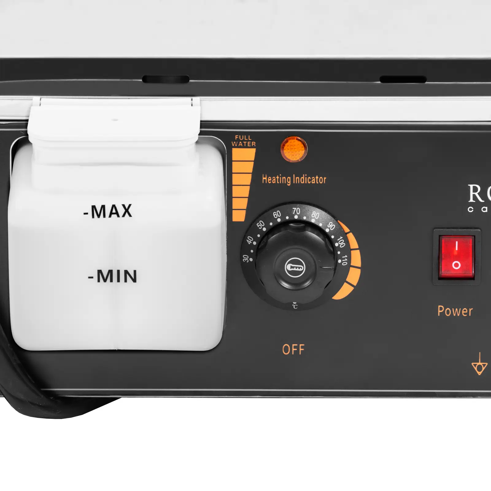 Royal Catering Dumpling Steamer 5 Roste 30x29,5cm - Knödeldämpfer 30-110°C 1250W