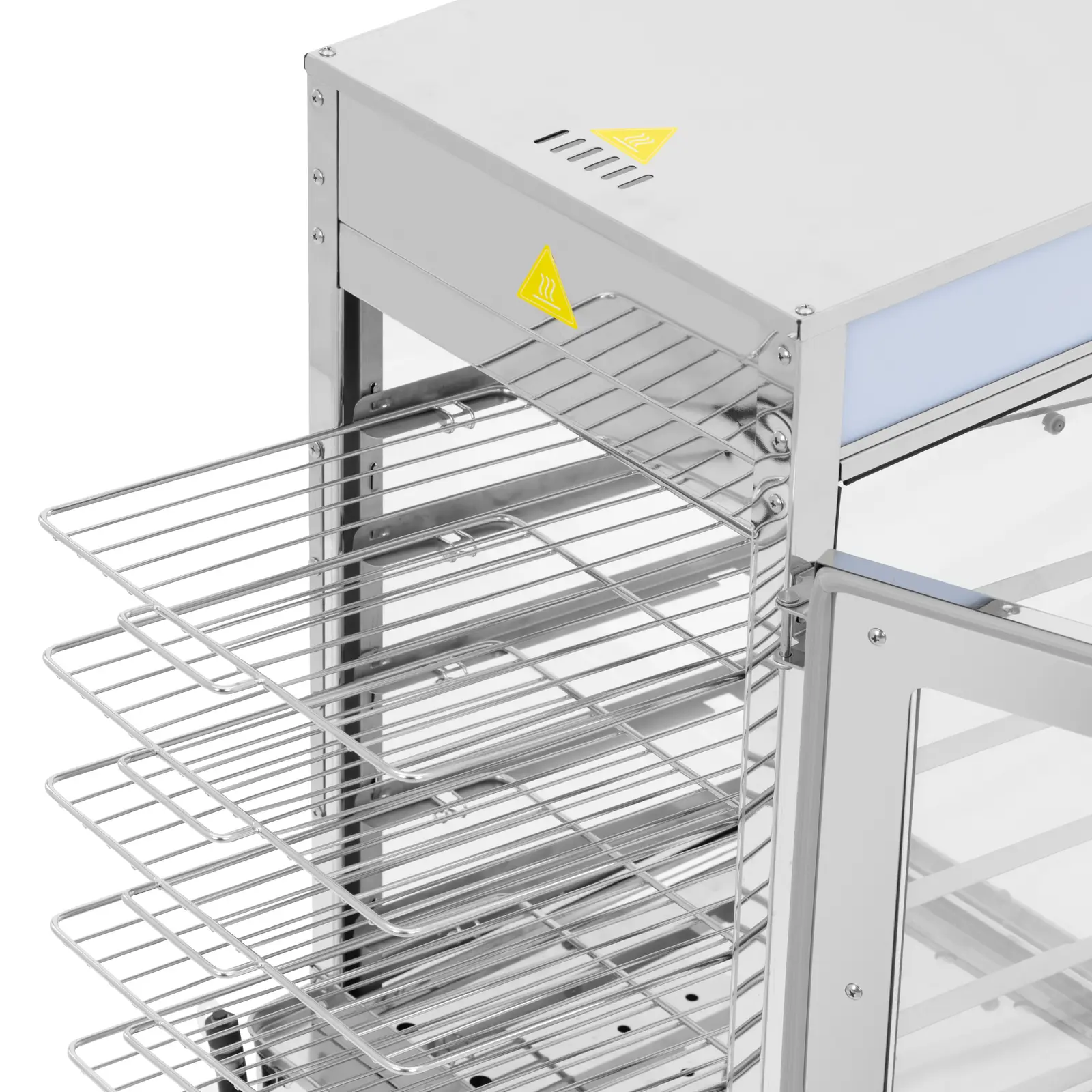 Napařovač na knedlíky - 5 mřížek 30 x 29,5 cm - 30–110 °C - Royal Catering (Objem: 37 l)