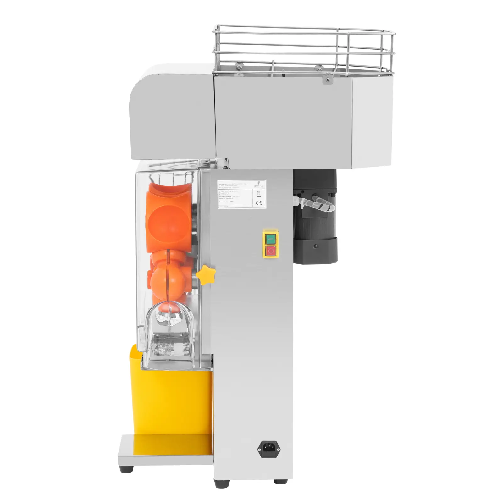 Orangenpresse - elektrisch - automatisch - 200 W - 20 Orangen/min - Royal Catering