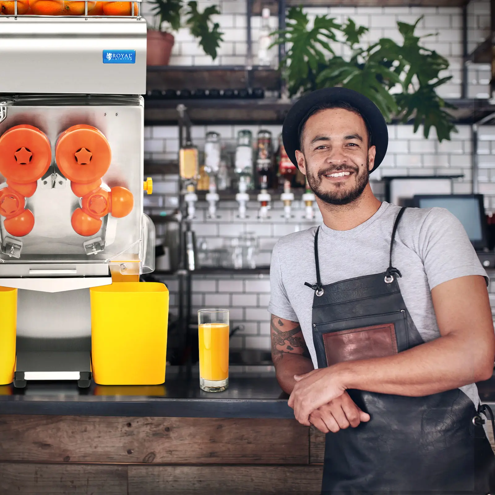 Presse-orange - électrique - automatique - 200 W - 20 oranges/min - Royal Catering