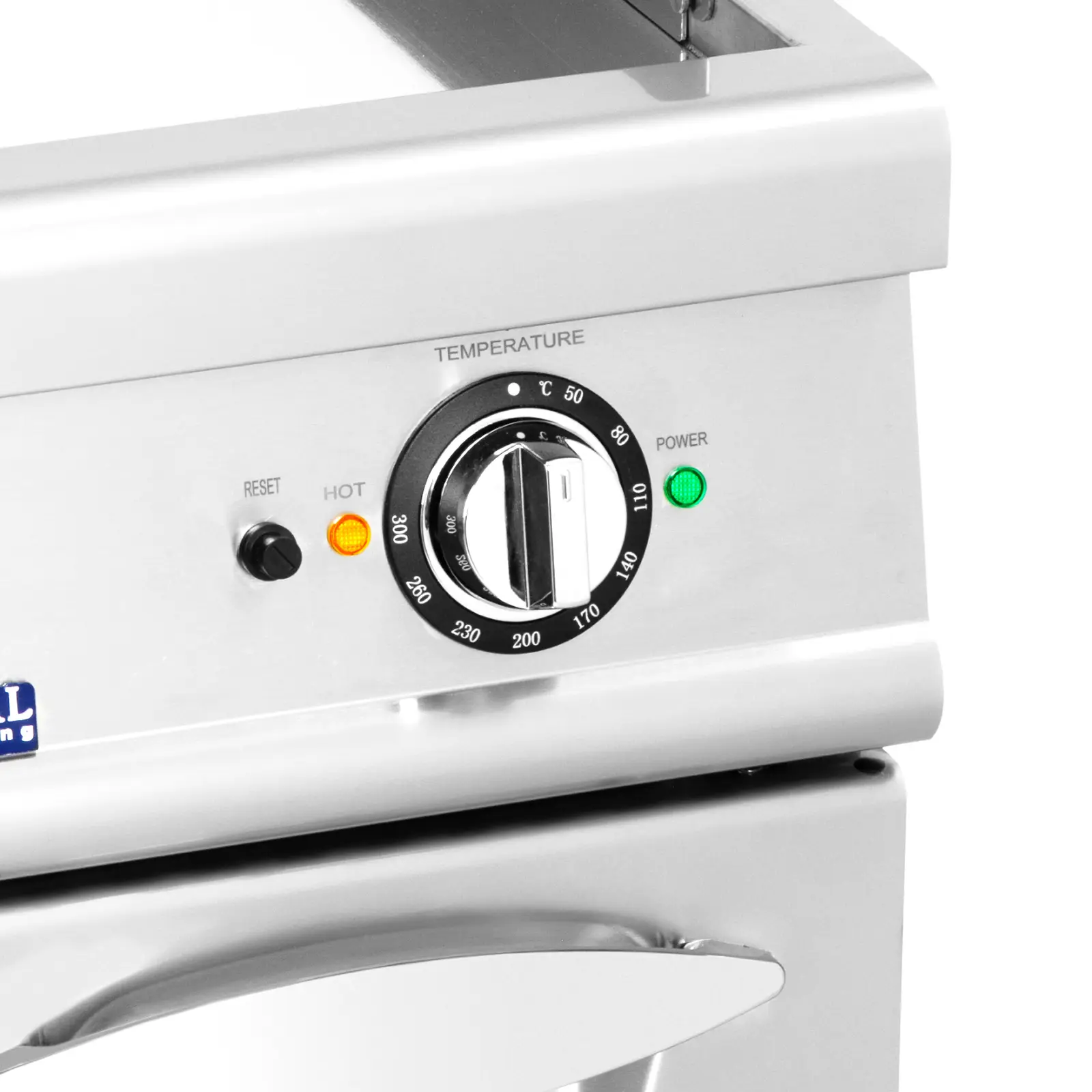 Elektrická grilovací deska - 5,4 kW - hladká - podstavná skříň - Royal Catering (Frekvence [Hz]: 50)
