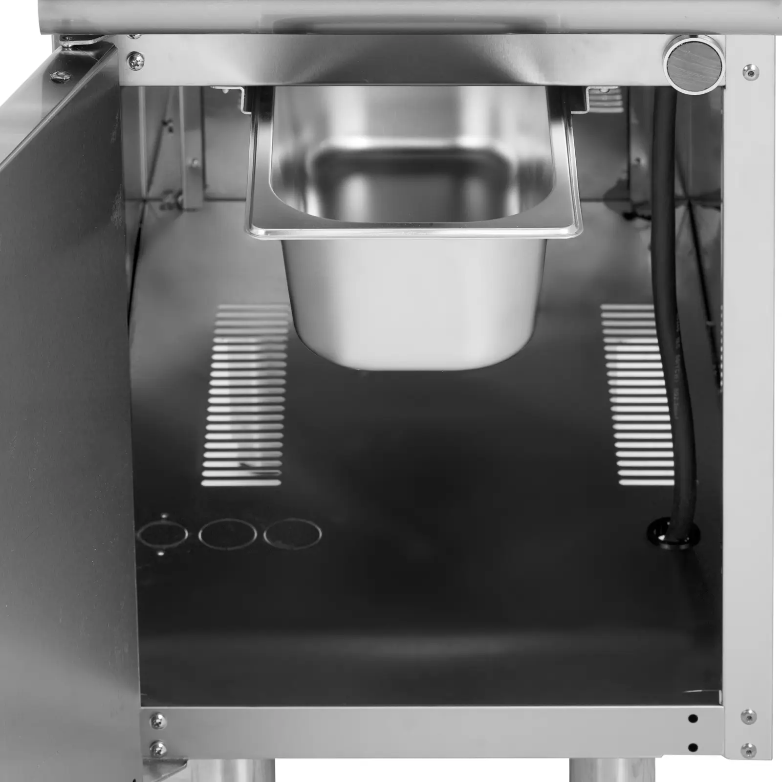 Elektrická grilovací deska - 5,4 kW - hladká - podstavná skříň - Royal Catering (Se skříní: Ano)