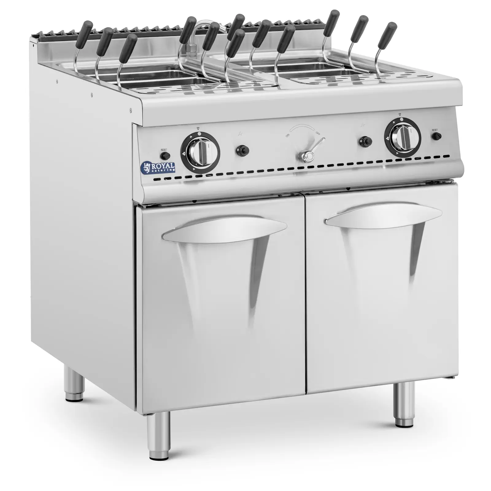 Gas Pasta Cooker - 4 x 4 kW - propane / LPG / natural gas - 80 x 73 cm - Pro 730 Series - Royal Catering