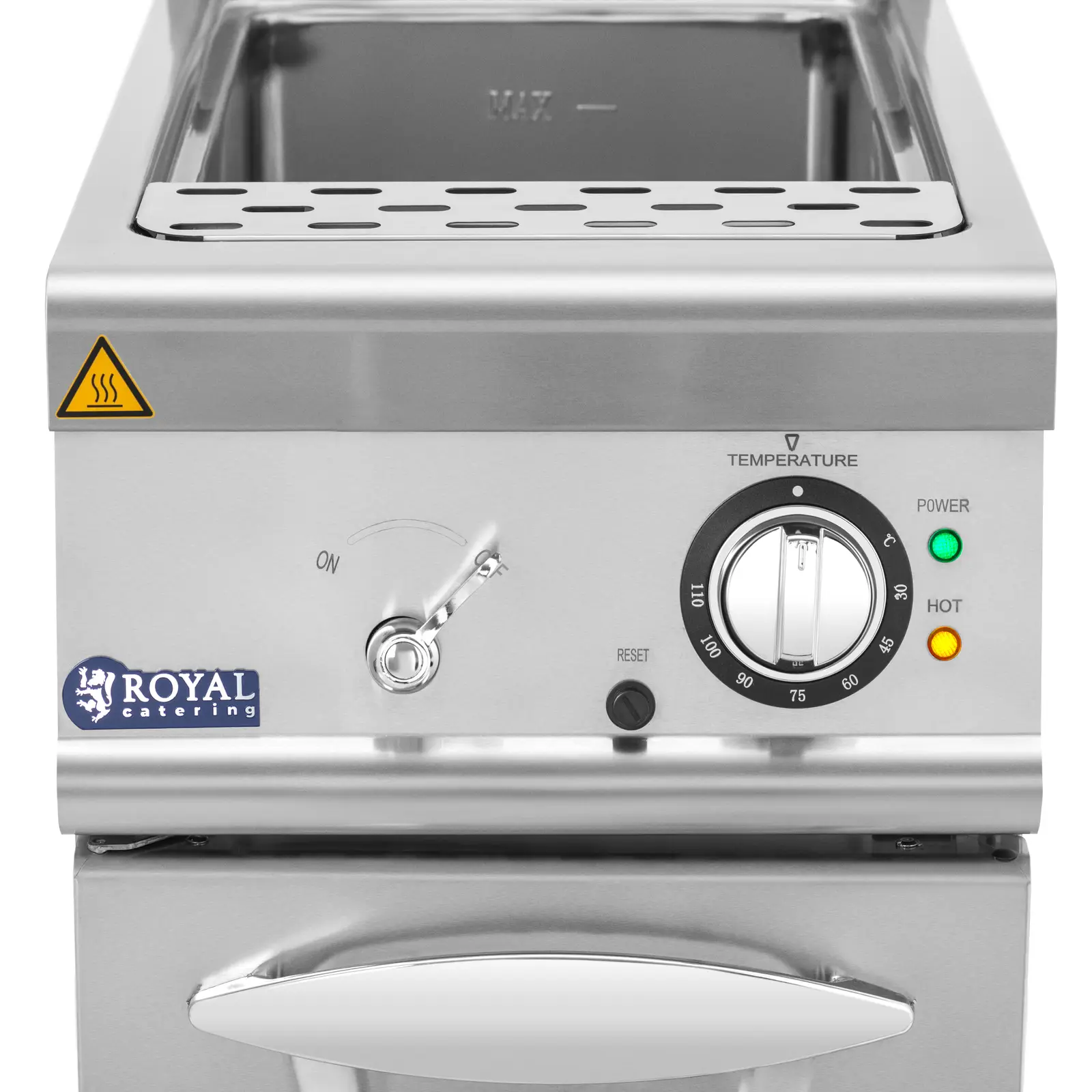 Electric Pasta Cooker - 9 kW - 400 V - 40 x 73 cm - Pro 730 Series - Royal Catering