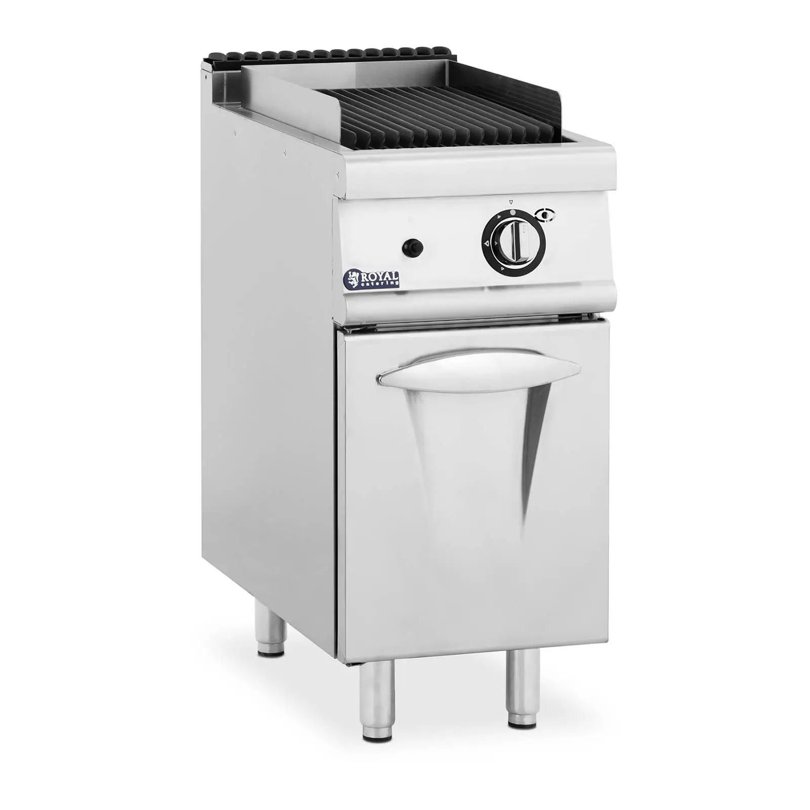 Lavasteengrill - 8 kW - 50 - 460 °C - Propaan / LPG / aardgas - Royal Catering