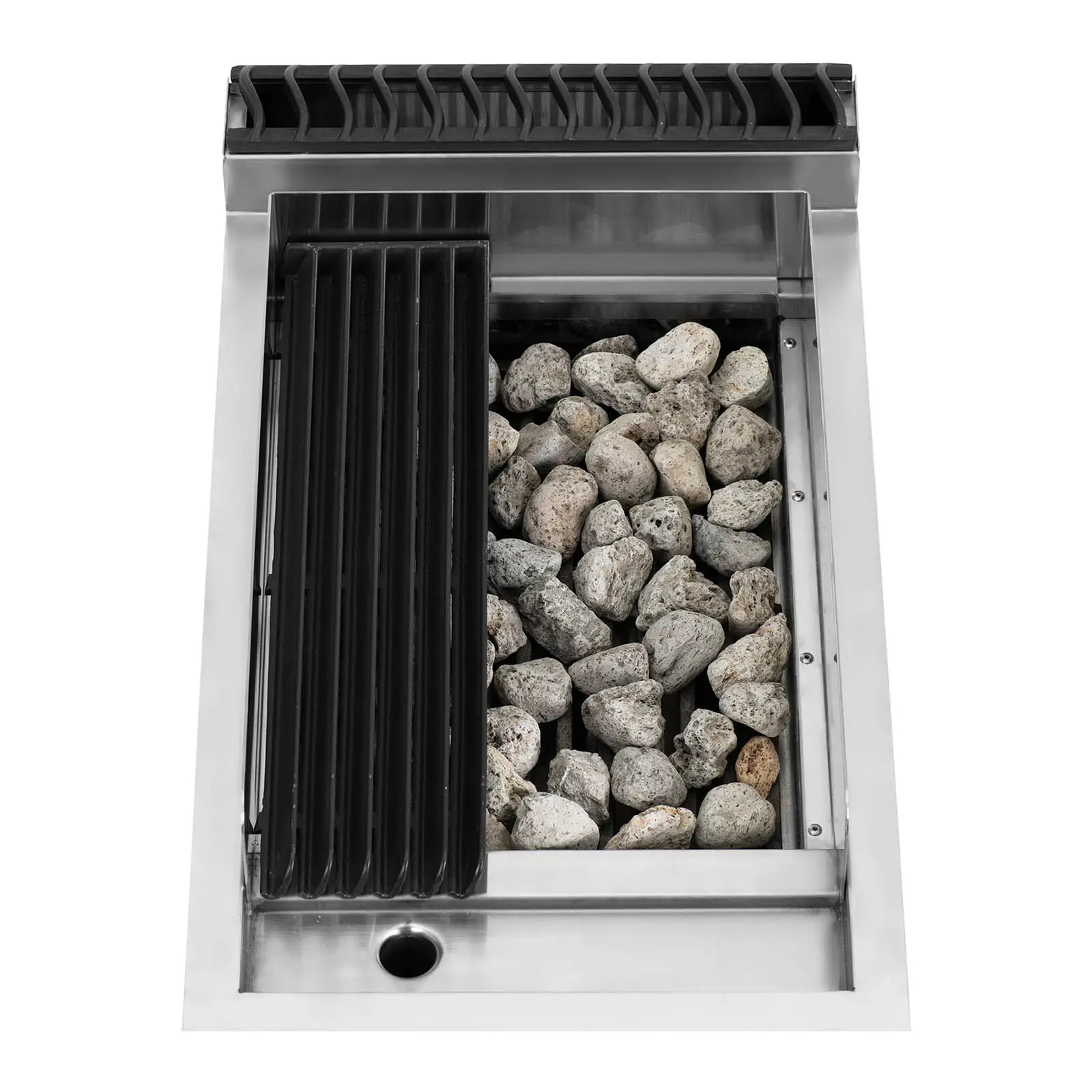 Lava Stone kepsninė - 8 kW - 50 - 460 °C - Propanas / suskystintos dujos / gamtinės dujos - "Royal Catering