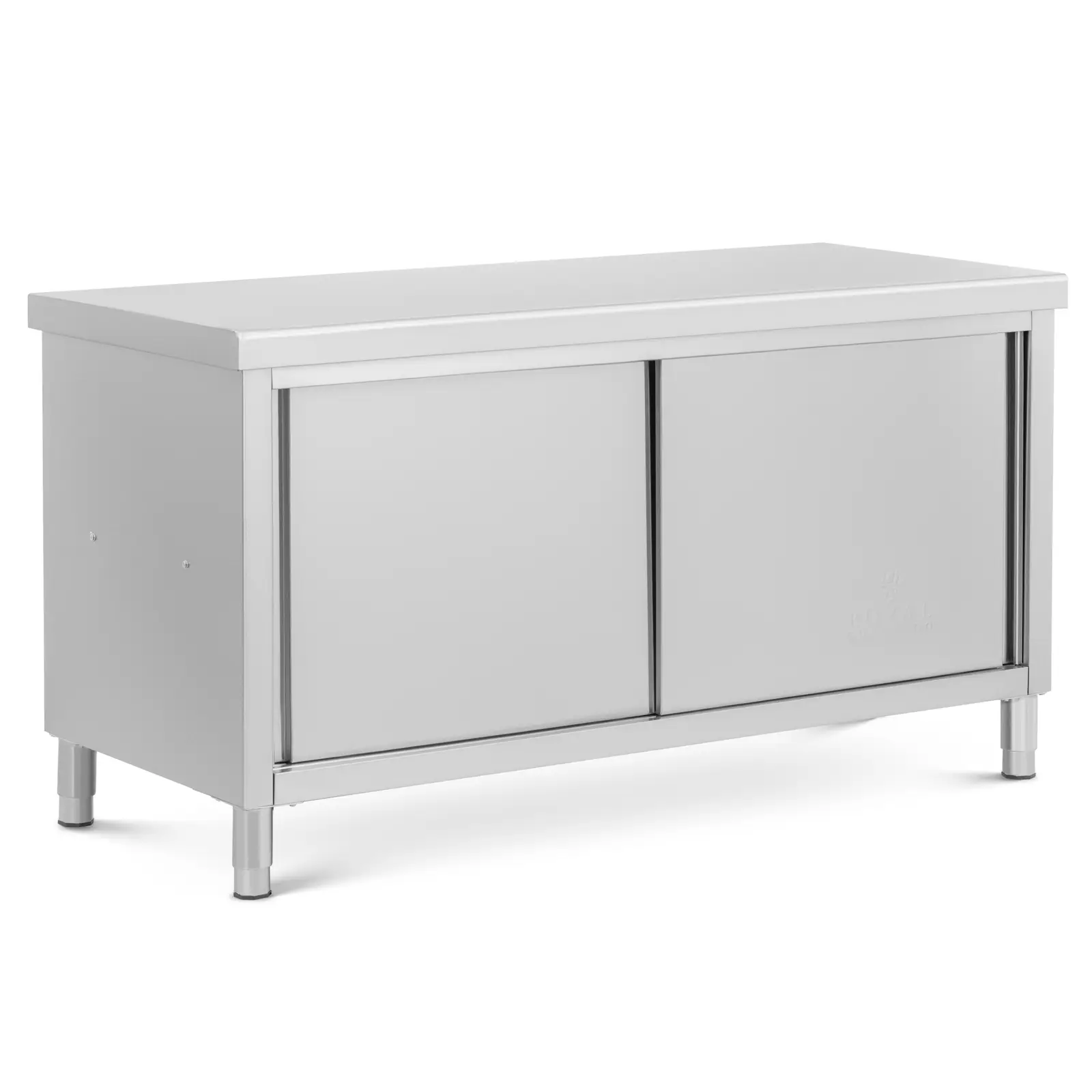 RVS werkkast met schuifdeuren - ECO - 160 x 70 cm - 500 kg - Royal Catering