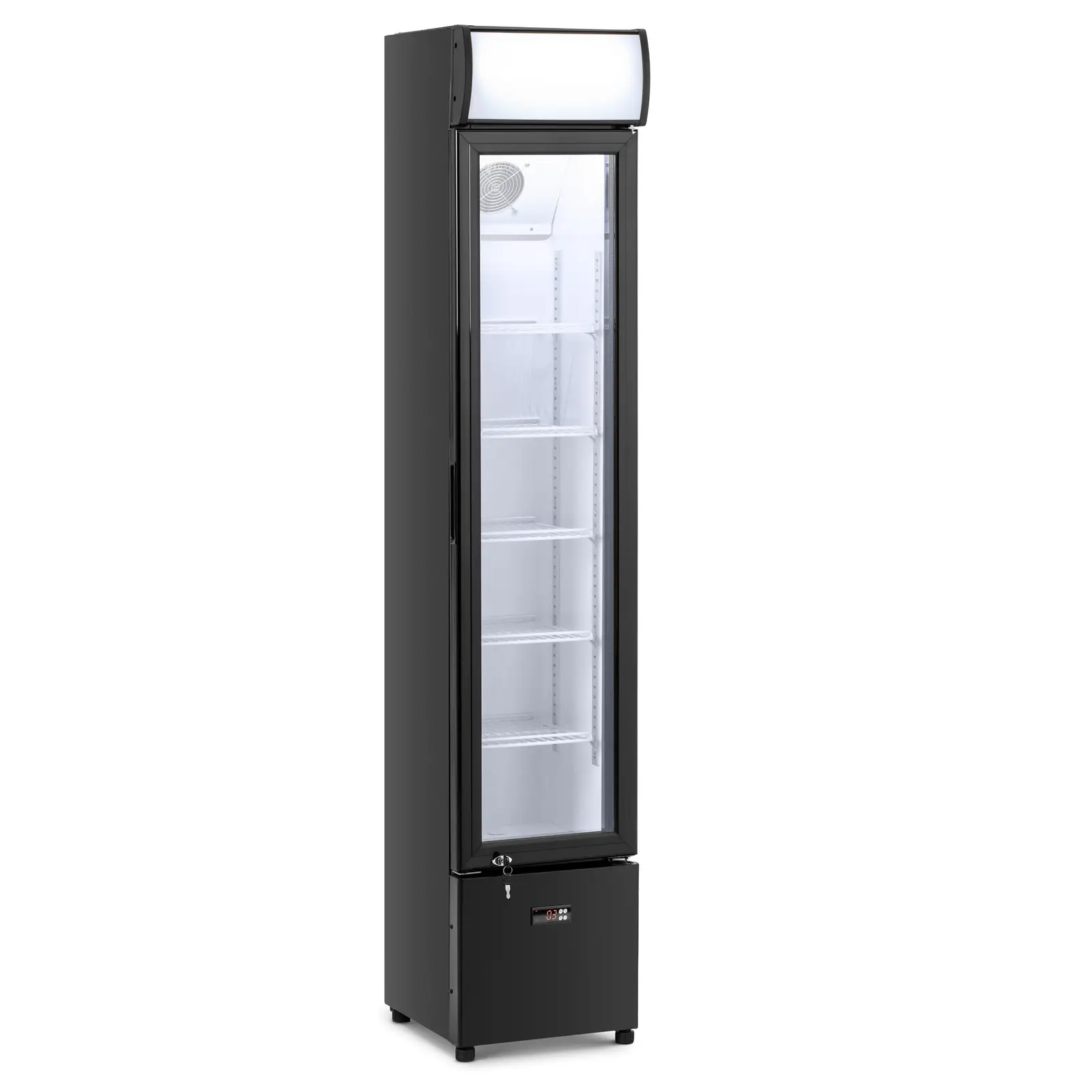Frigo à boissons - 99 l - noir, acier peint par poudrage - Royal Catering
