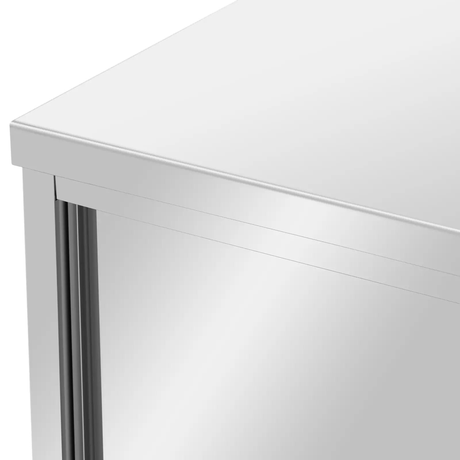 Rozsdamentes acél munkaszekrény - ECO - 180 x 80 cm - 500 kg - Royal Catering (Polc állítható: Igen)