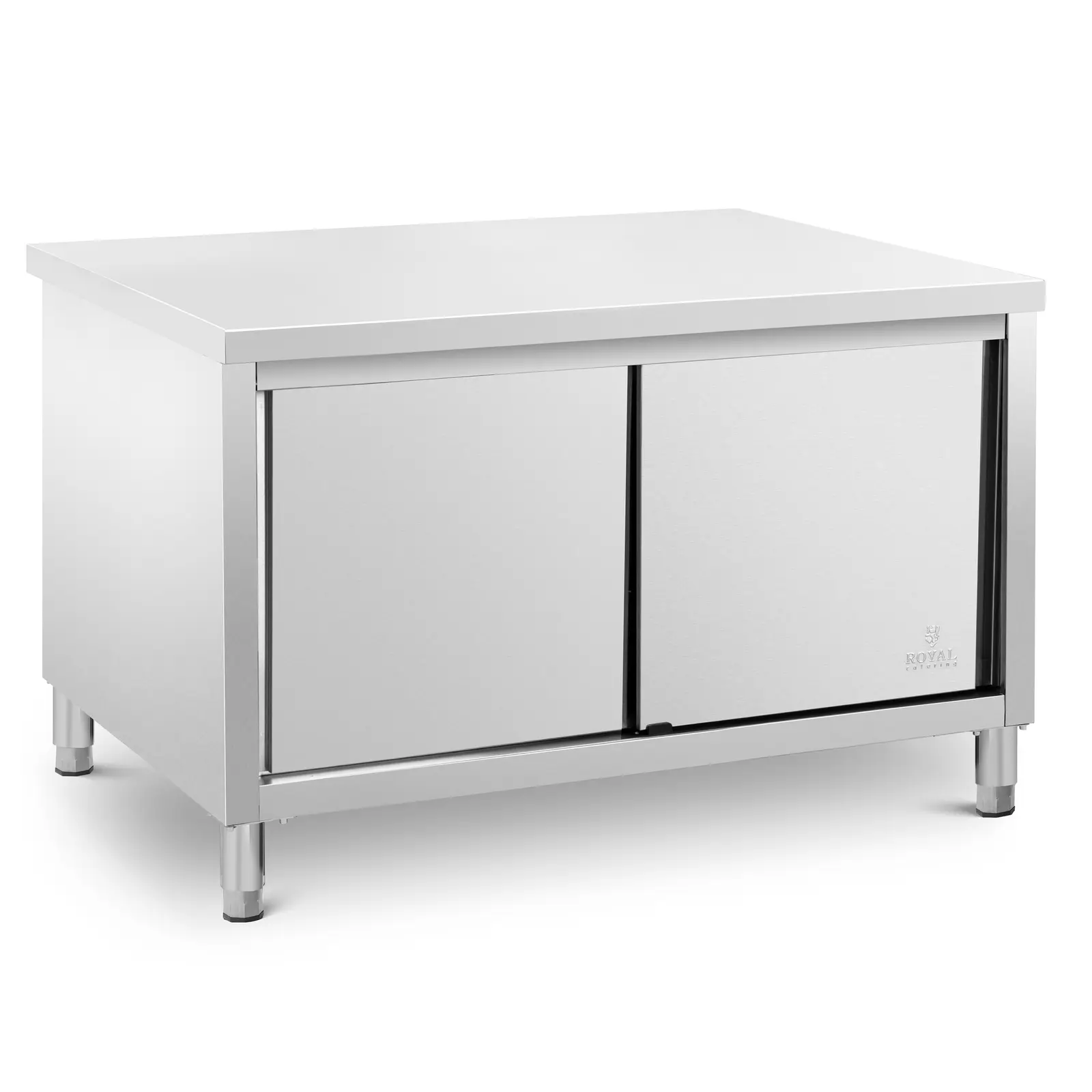 Pracovní skříňka z ušlechtilé oceli - ECO - 140 x 80 cm - 500 kg - Royal Catering