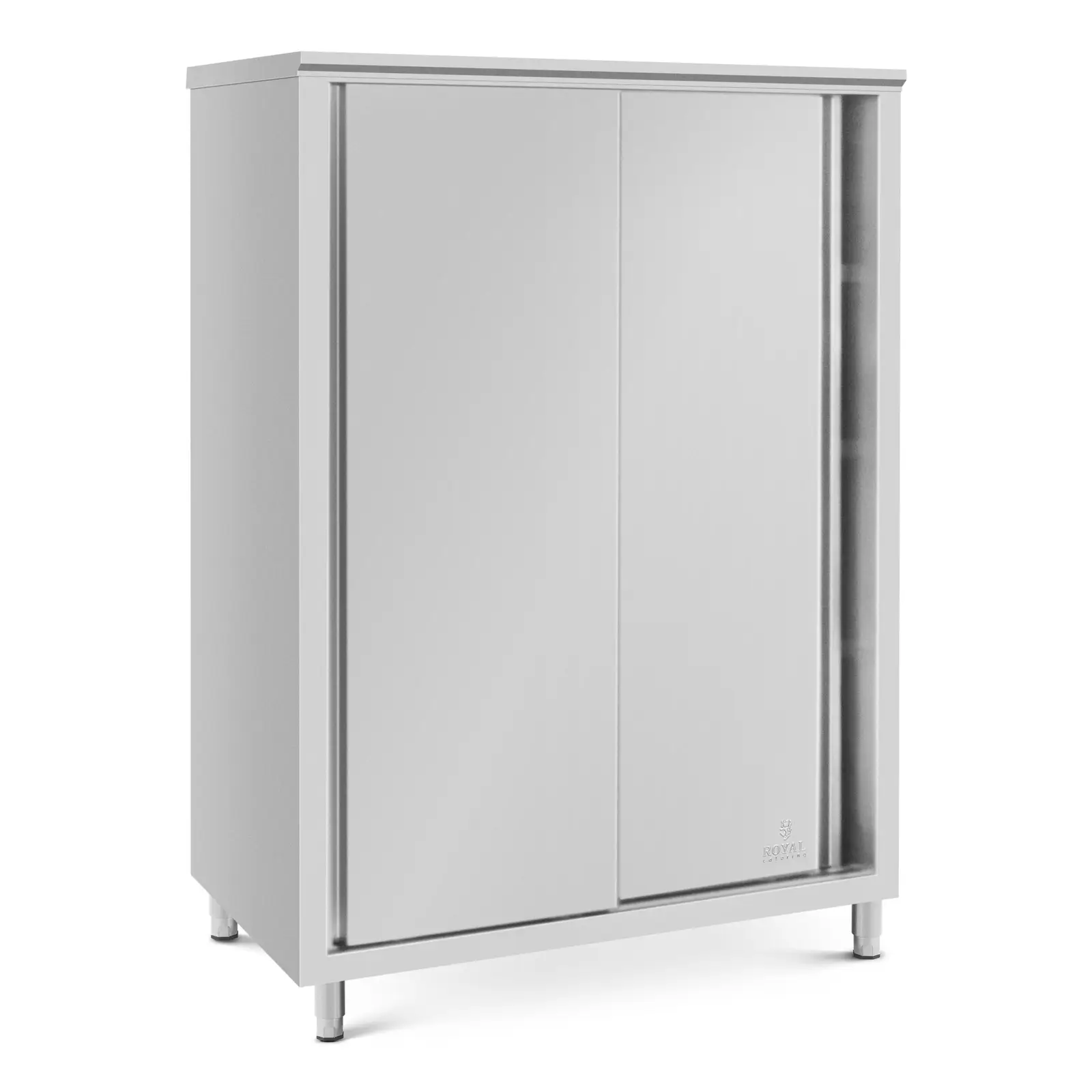  Stainless Steel Kitchen Cabinet for Dishes - 120 x 70 x 180 cm - Royal Catering - Product Image