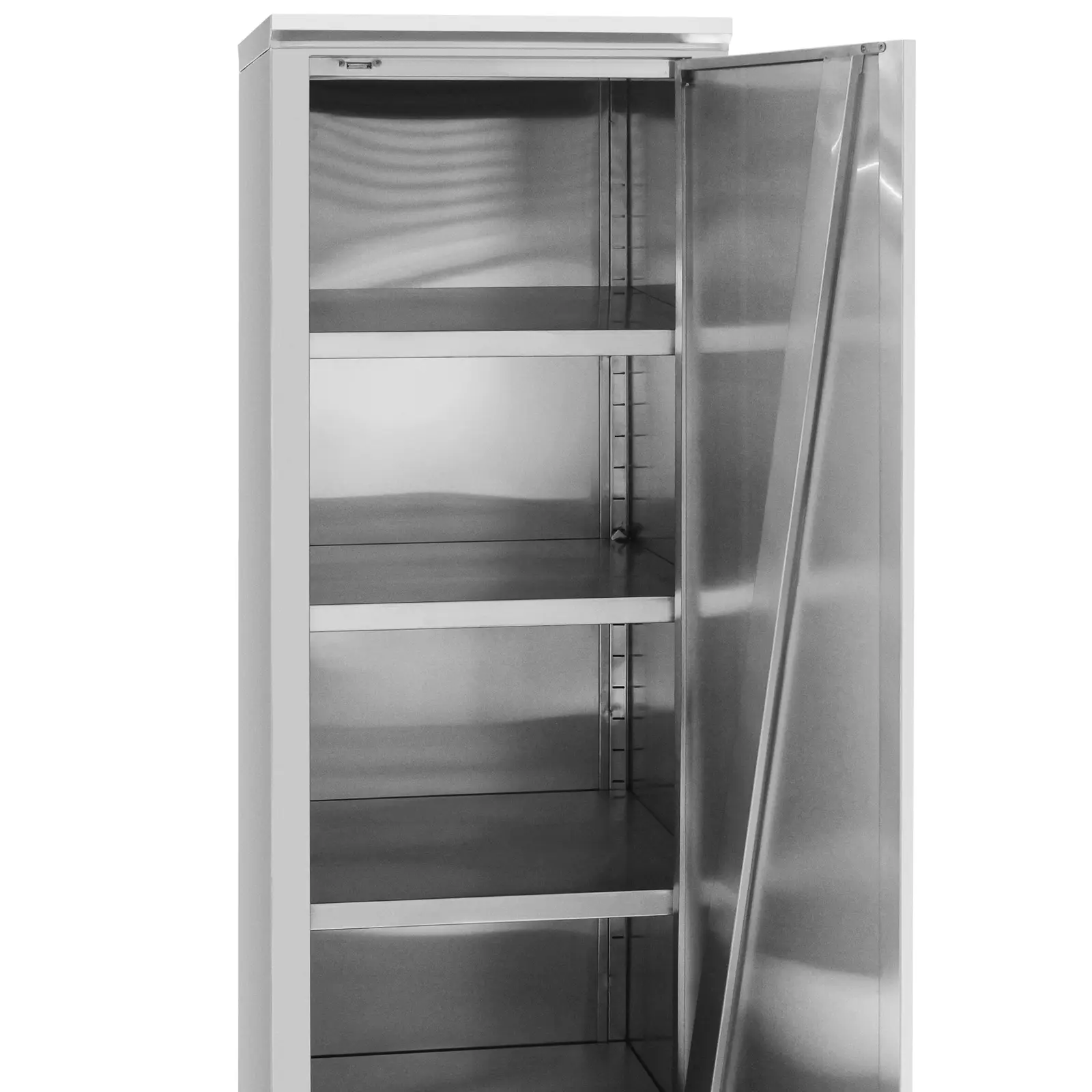 Nerezová kuchyňská skříň na nádobí - 60 x 60 x 180 cm - Royal Catering (Počet vložek: 3 Pc)