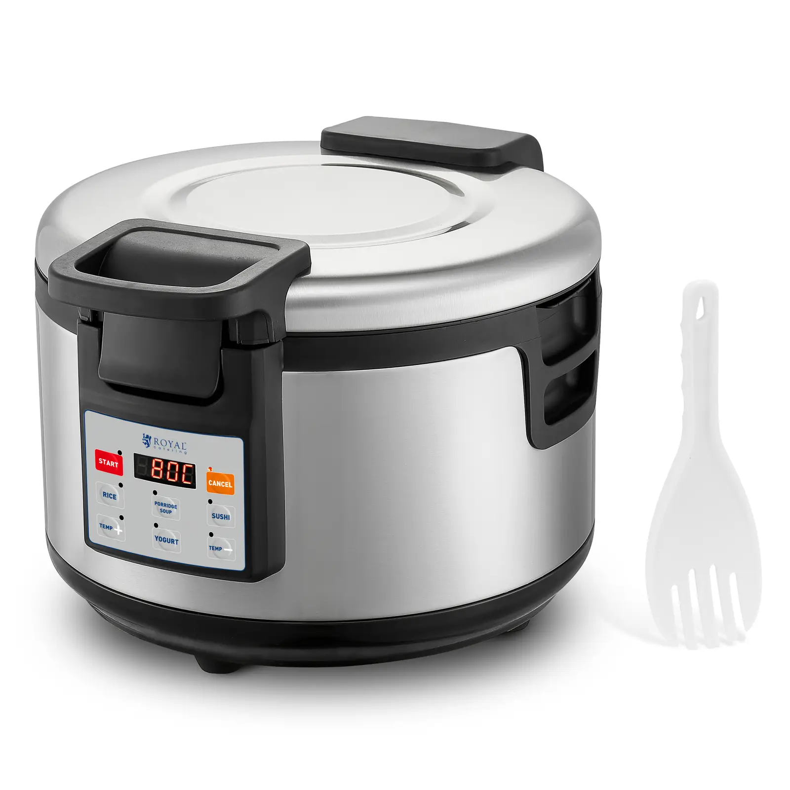 Kakkoslaatu Riisinlämmittimet - 19 L - digitaalinen lämpötilansäätö: 40 - 80 °C - Royal Catering - Tuotekuva