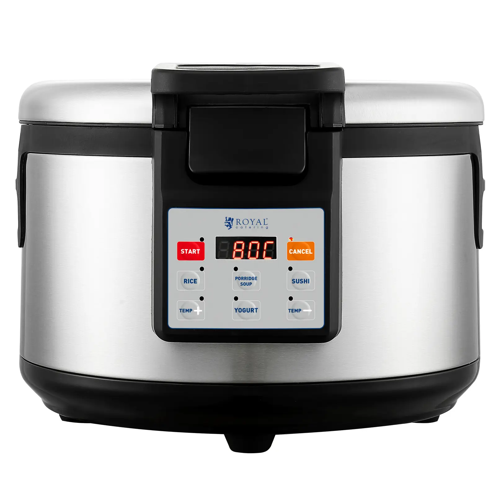 Ohřívač rýže - 19 l - digitální nastavení teploty: 40 - 80 °C - Royal Catering (Teplotní rozsah [°C]: 40 ~ 80)