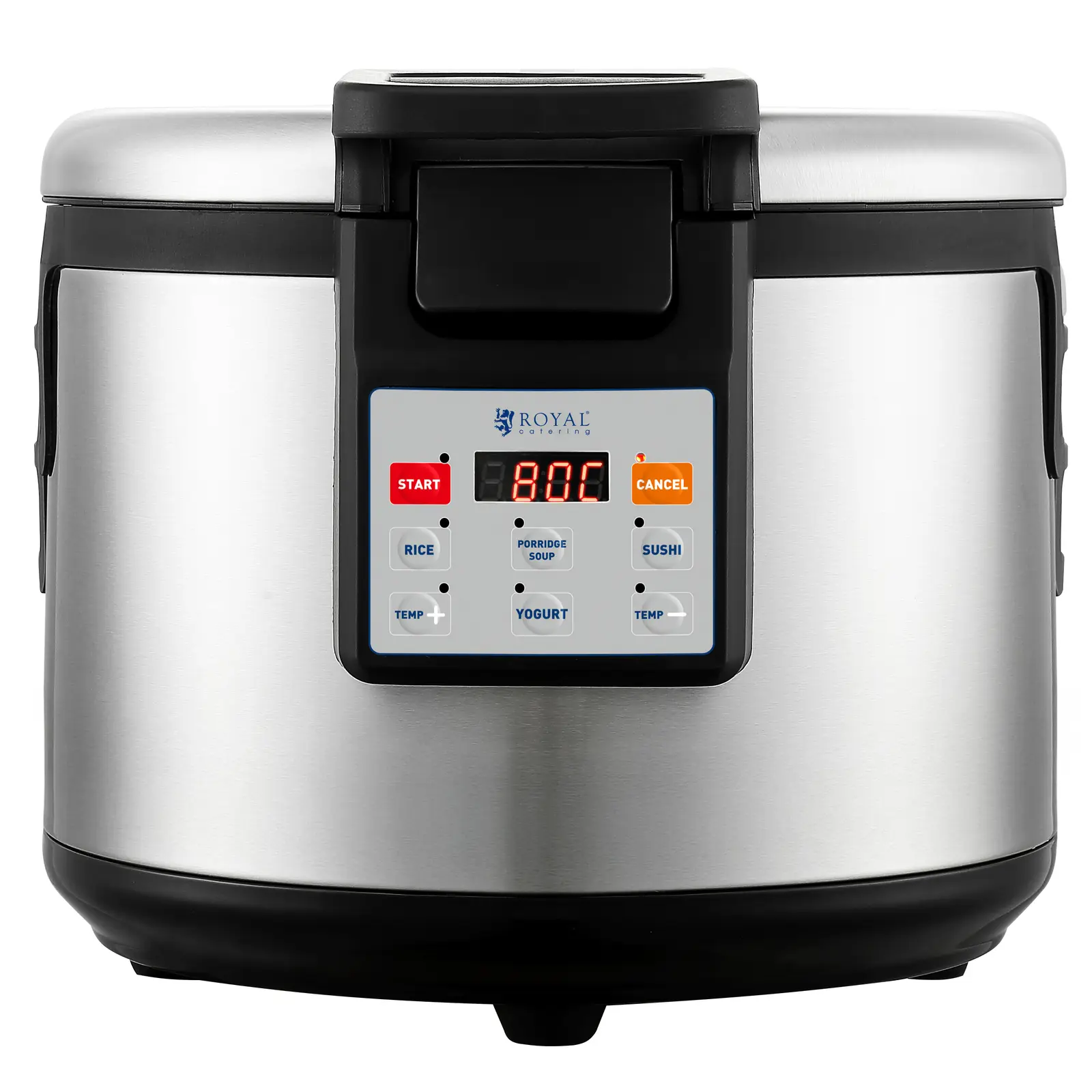 Ohřívač rýže - 26 l - digitální nastavení teploty: 40 - 80 °C - Royal Catering (Teplotní rozsah [°C]: 40 ~ 80)