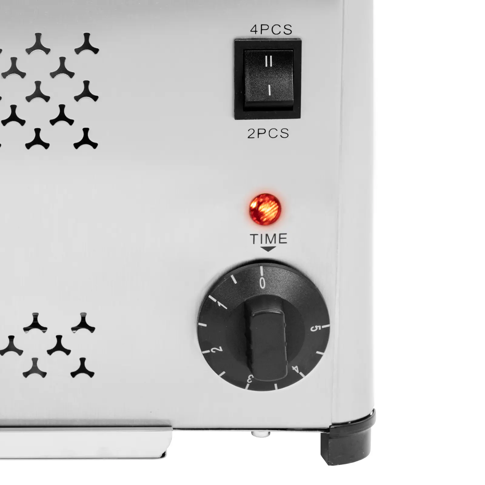 Topinkovač - 1800 W - 4 otvory - Royal Catering (Časovač: Ano)