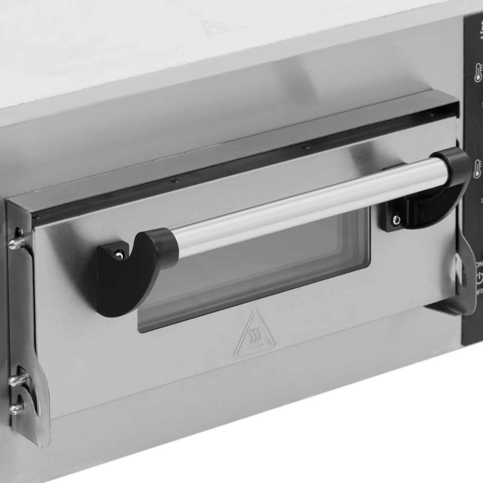 Elektrická pec na pizzu - 1 x 35 cm - 1 komora - 2 000 W - šamot - Royal Catering (Délka kabelu: 135 cm)