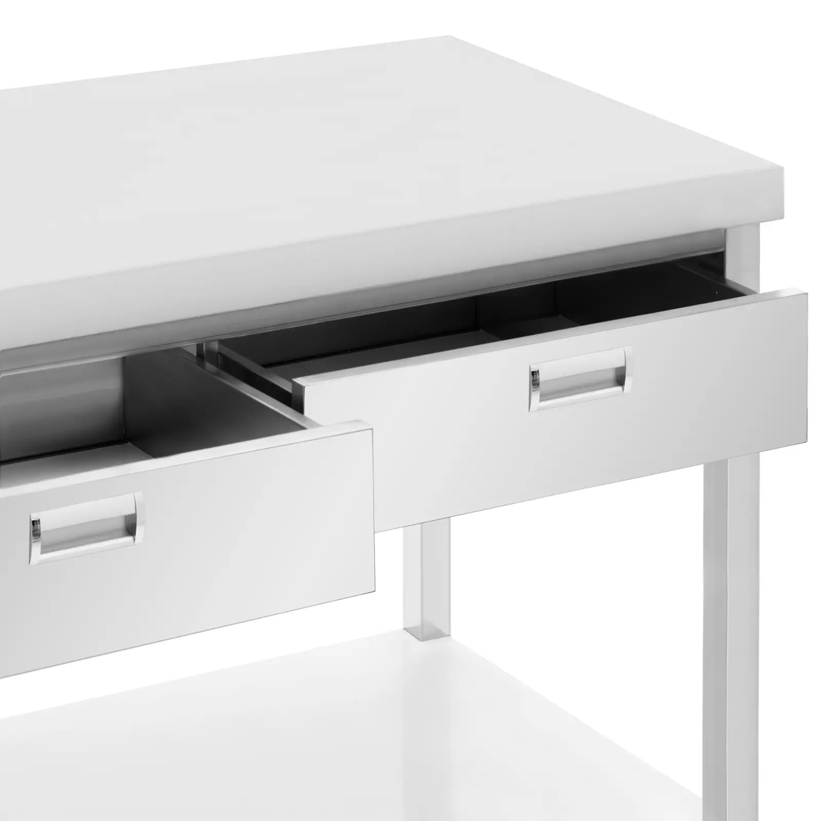  Nerezový pracovní stůl - 180 x 60 cm - 436 kg - 3 zásuvky - Royal Catering (Materiál: Ušlechtilá ocel (201))