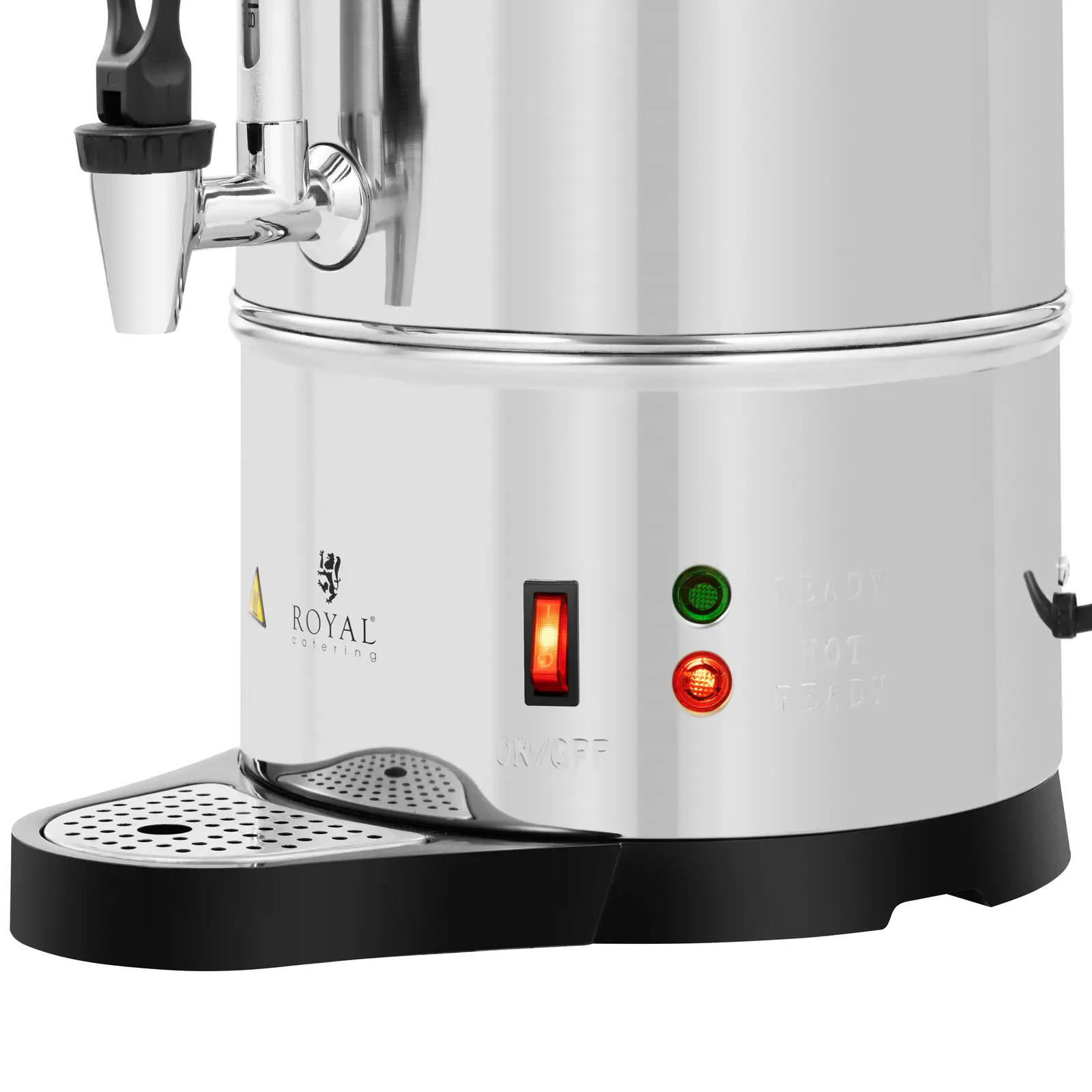 Factory second Filter Coffee Machine - 6 l - stainless steel - level indicator - Royal Catering (Power cord: 125 cm)