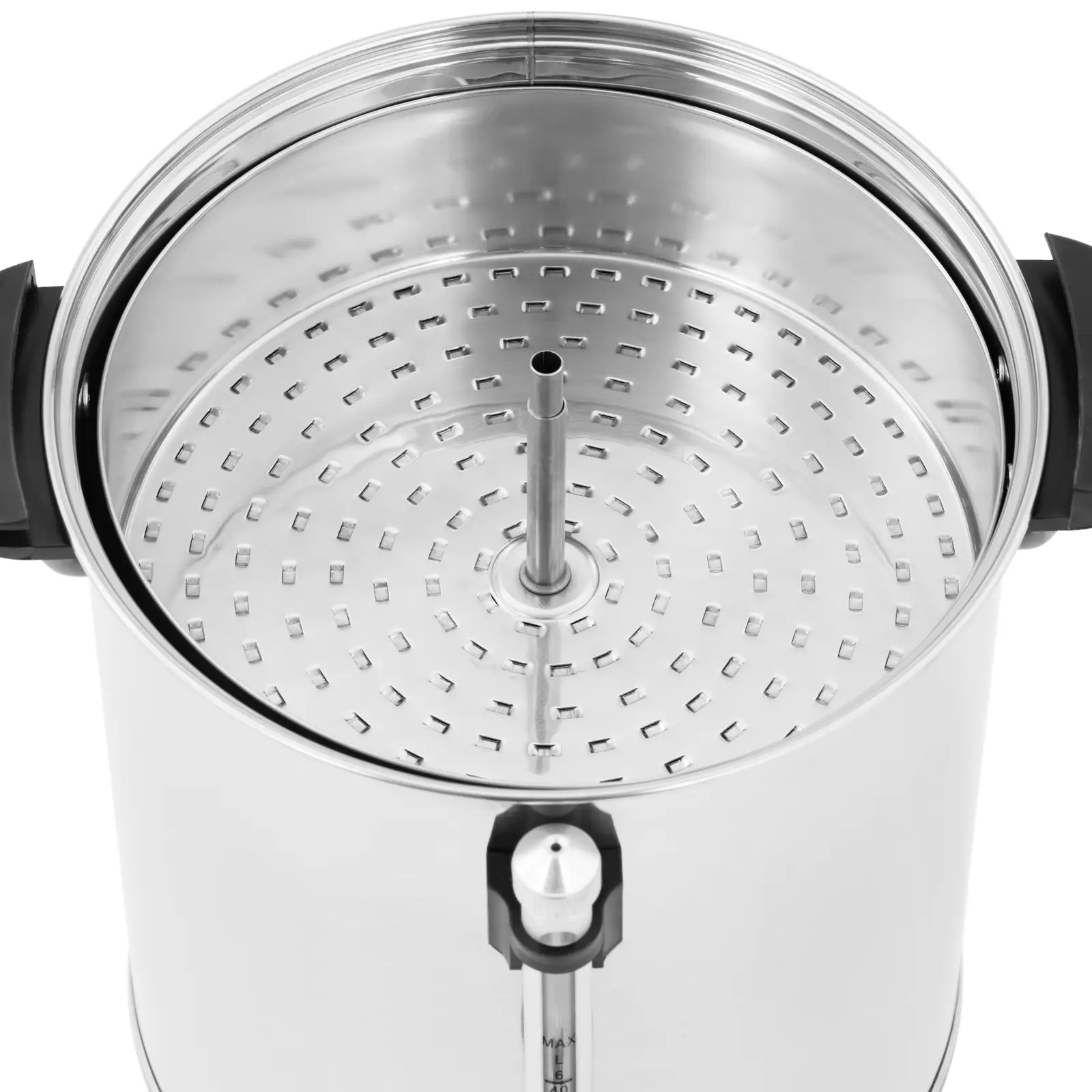 Factory second Filter Coffee Machine - 6 l - stainless steel - level indicator - Royal Catering (Capacity: 6 l)