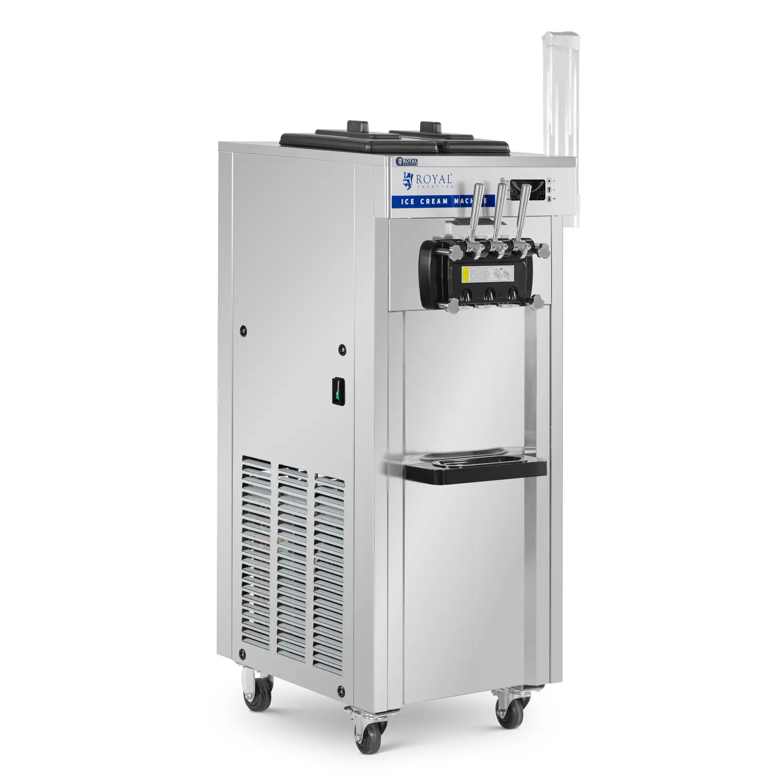 Softijsmachine - 18 l/u - 1500 W - 2 smaken + mix van beide - voorkoeling - Royal Catering