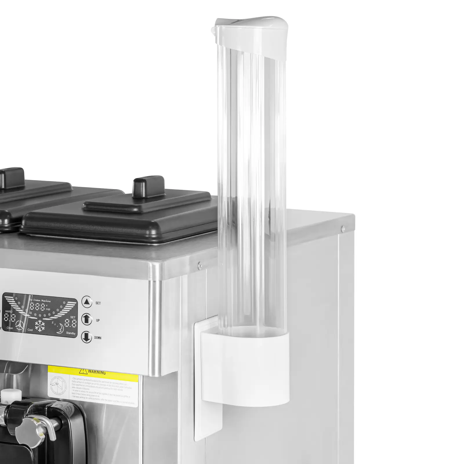 Softijsmachine - 18 l/u - 1500 W - 2 smaken + mix van beide - voorkoeling - Royal Catering (Aantal smaken: 3)