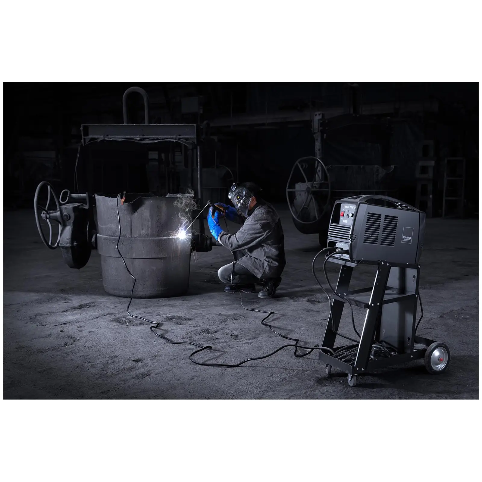 Kakkoslaatu Yhdistelmähitsauskone - TIG 180 A - Cut 50 A - MMA- PRO (Leikkausvirta: 50 A)