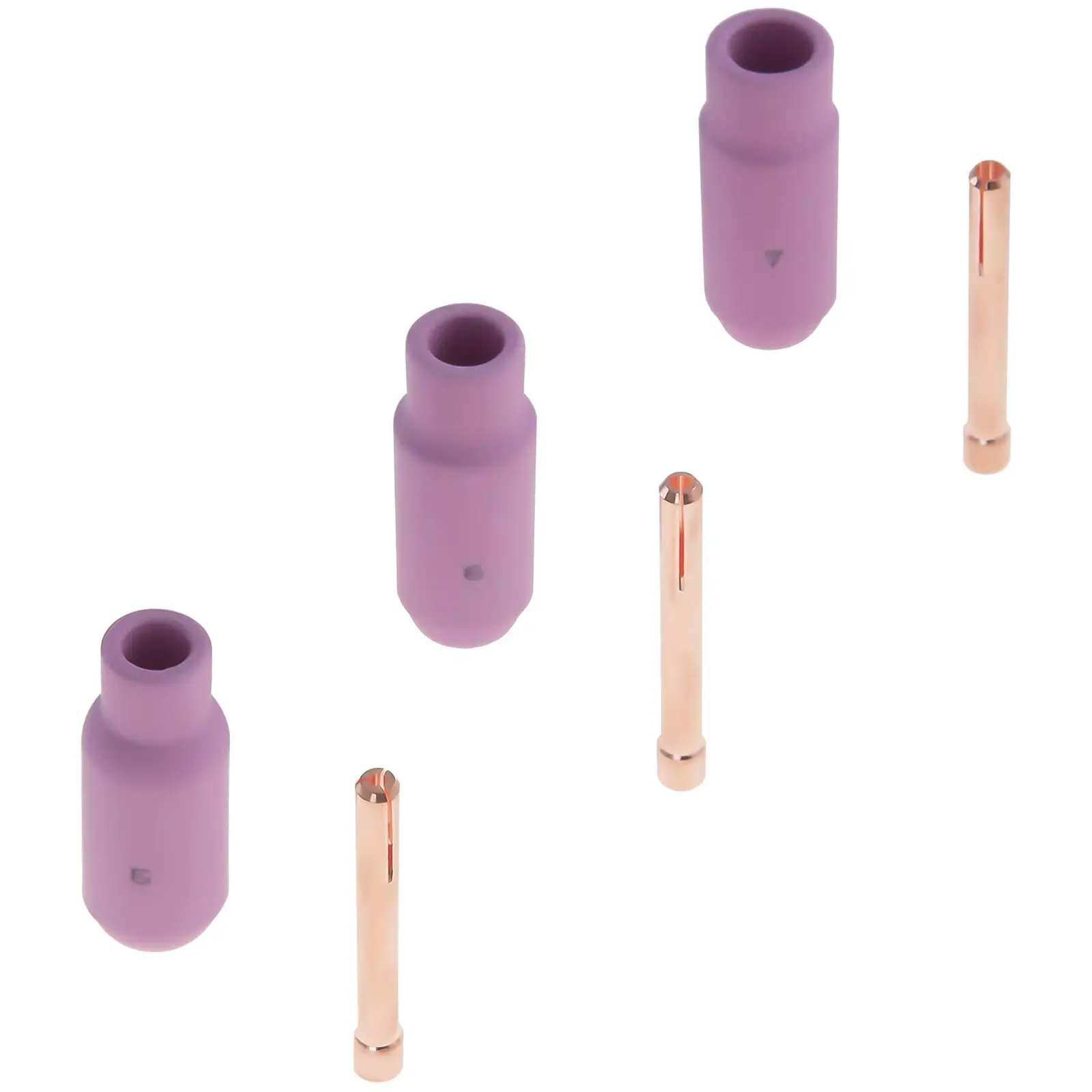 Conjunto de peças de substituição TIG - pinos elásticos até 3,2 mm