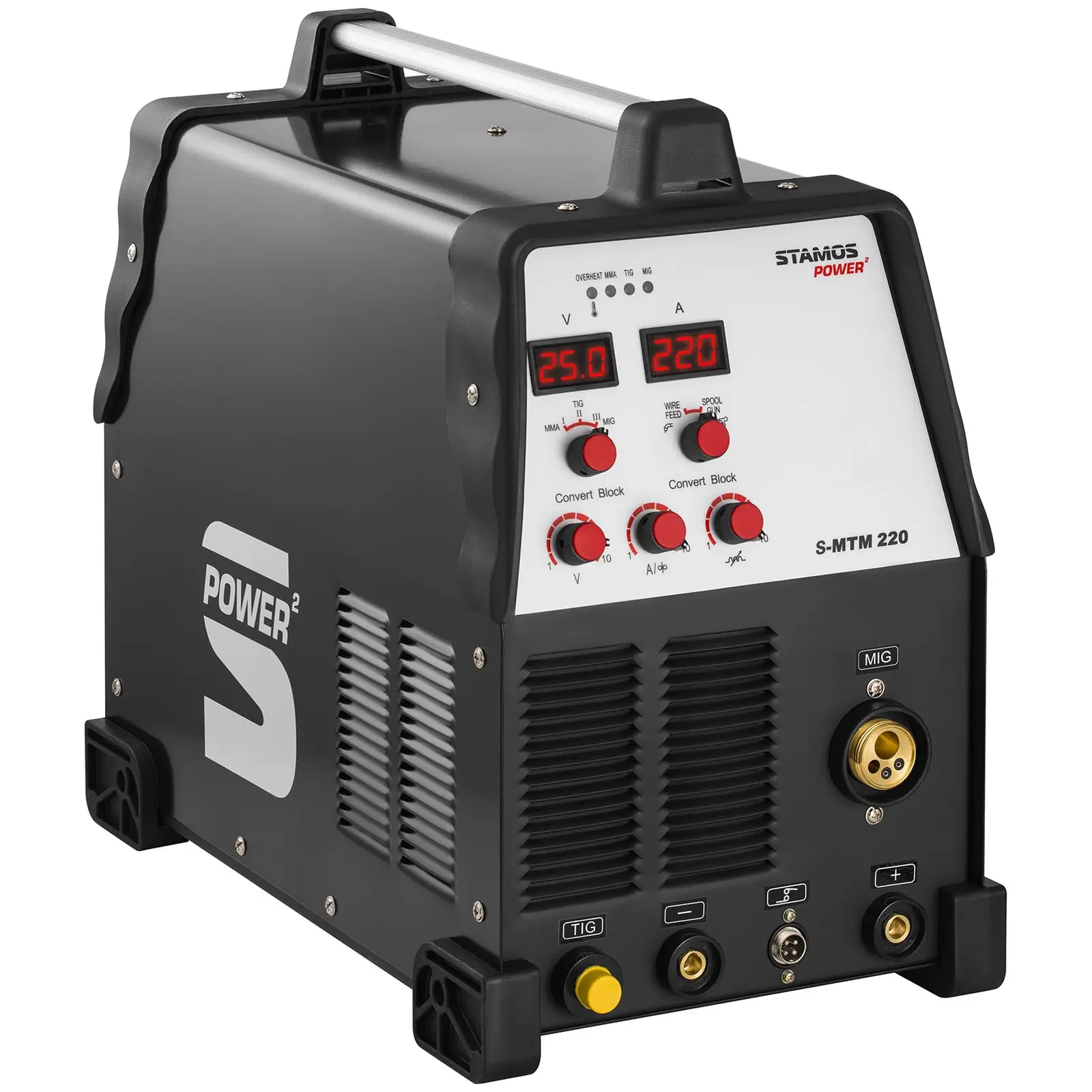 Poste combiné - TIG 220A - MIG 220A - E-Hand (Fil fourré (flux): Oui)