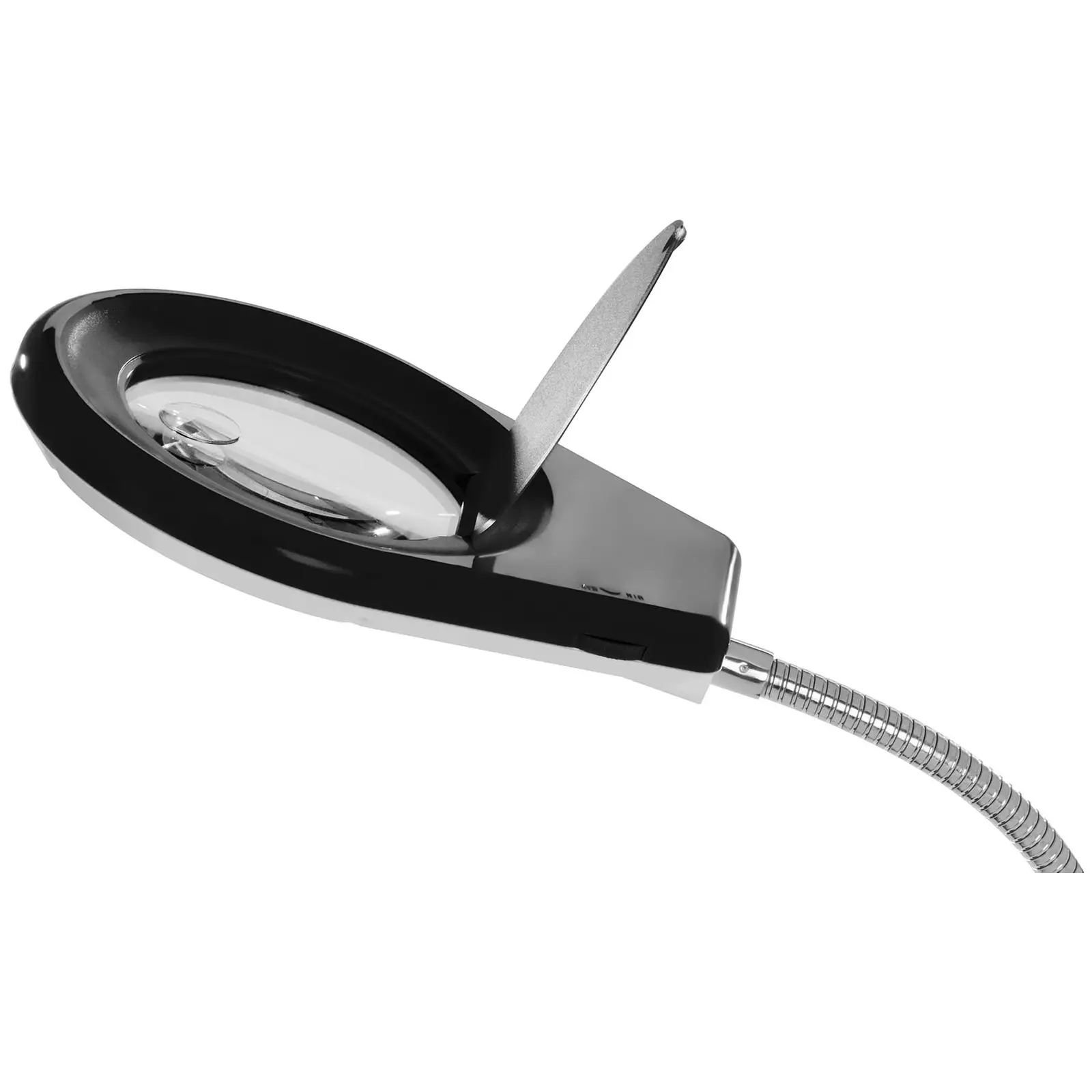 Lupa s osvětlením - 5 / 10 násobné zvětšení - černá (Provozní doba LED: 60000 h)