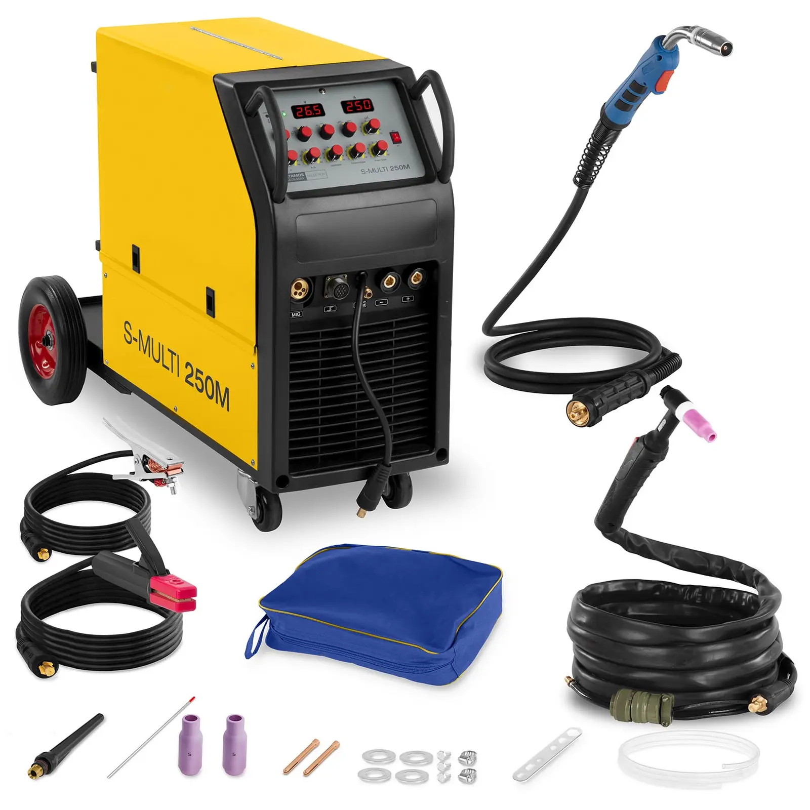 Gecombineerd lasapparaat - 250 A - 400 V - MIG/MAG - TIG - E-Hand - FCAW - Productafbeelding