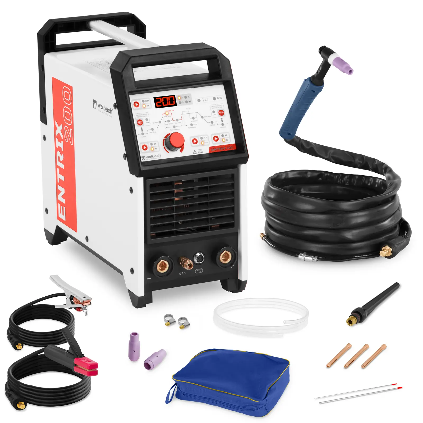 Alu-svejser - TIG AC DC - 200 A - digital - 230 V - impuls