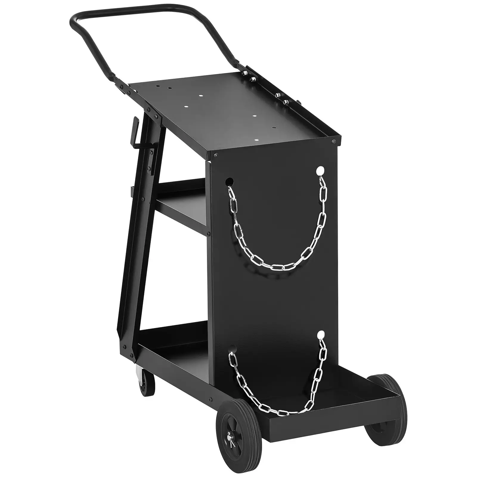 Svářečský vozík - šikmý - 3 odkládací plochy - 75 kg
