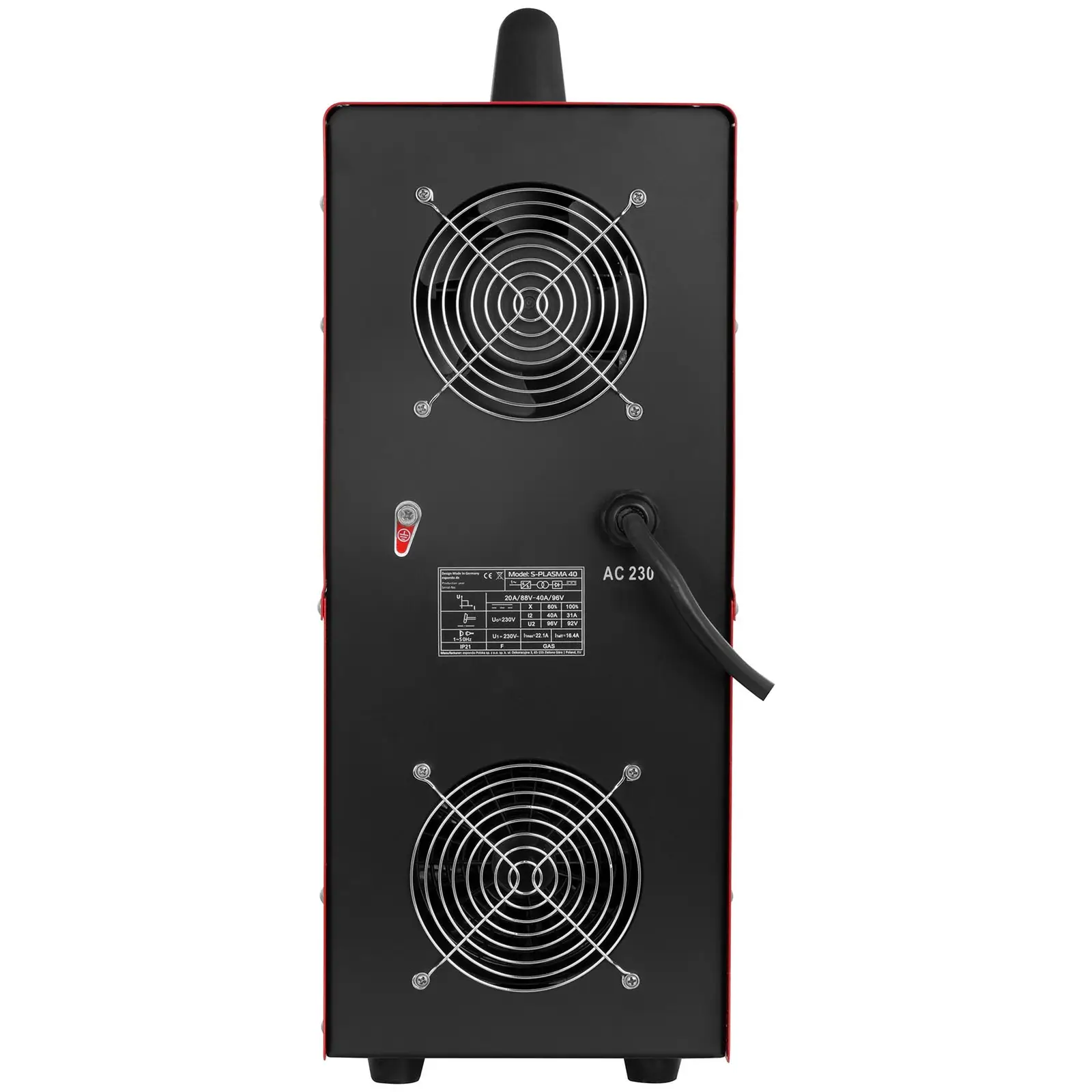Découpeur plasma - 40A - 230V - Compresseur pneumatique intégré (Cordon(s) d'alimentation: 2.2 m)