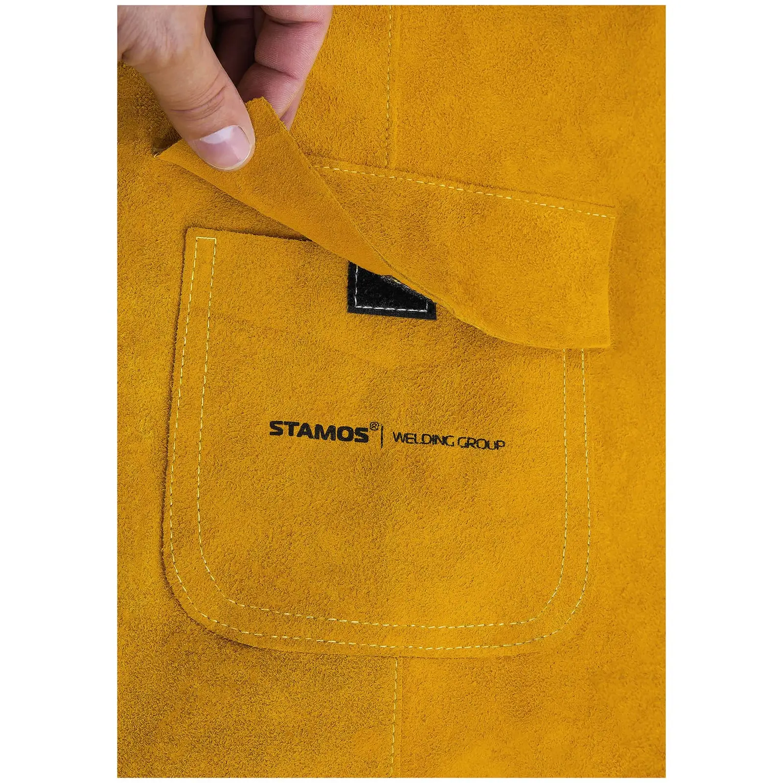 Tablier de soudeur en cuir croute de bovin - Taille XL (Matériau(x): Cuir de bovin)